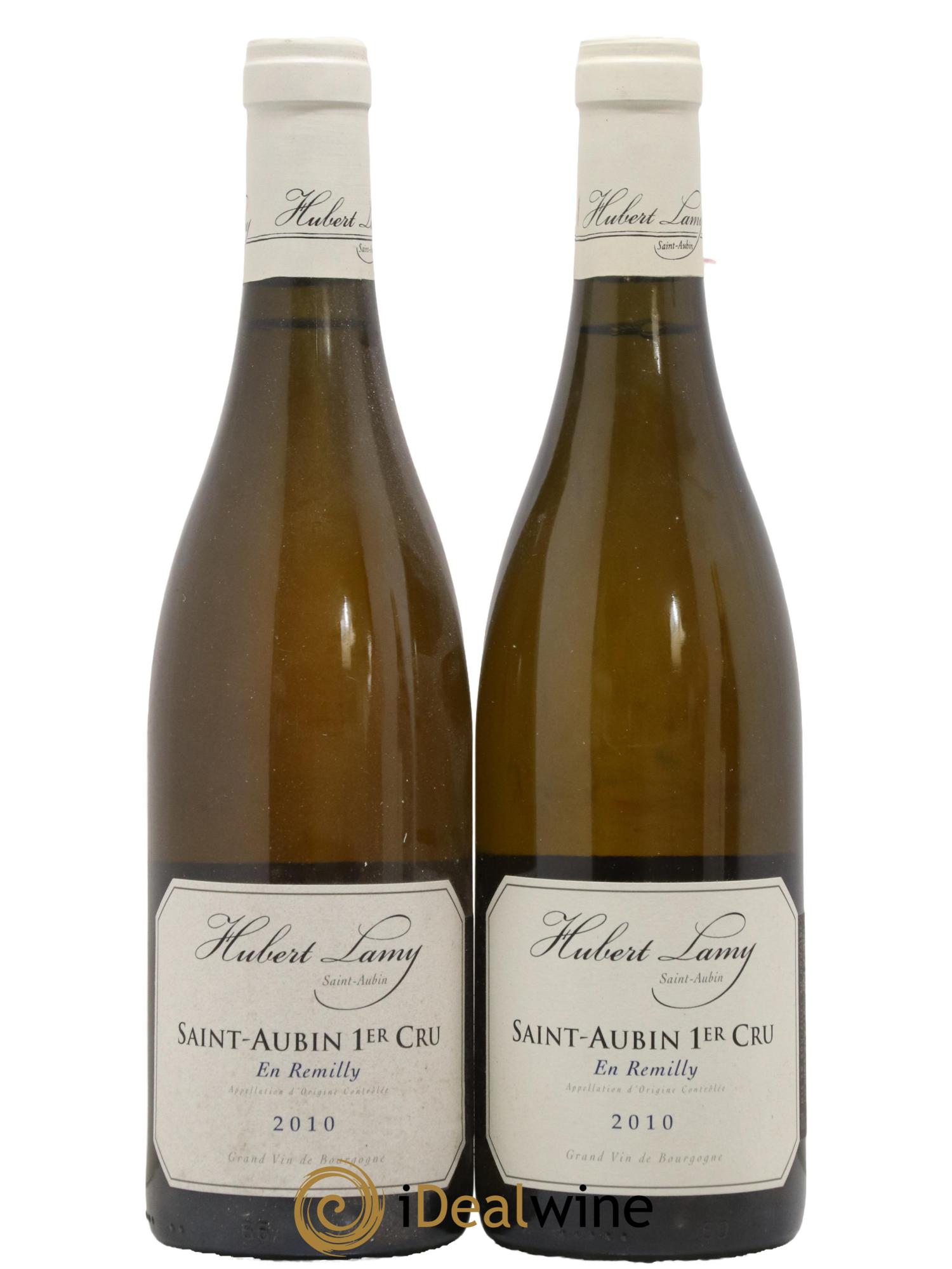Saint-Aubin 1er Cru En Rémilly Hubert Lamy 2010 - Lot de 2 bouteilles - 0