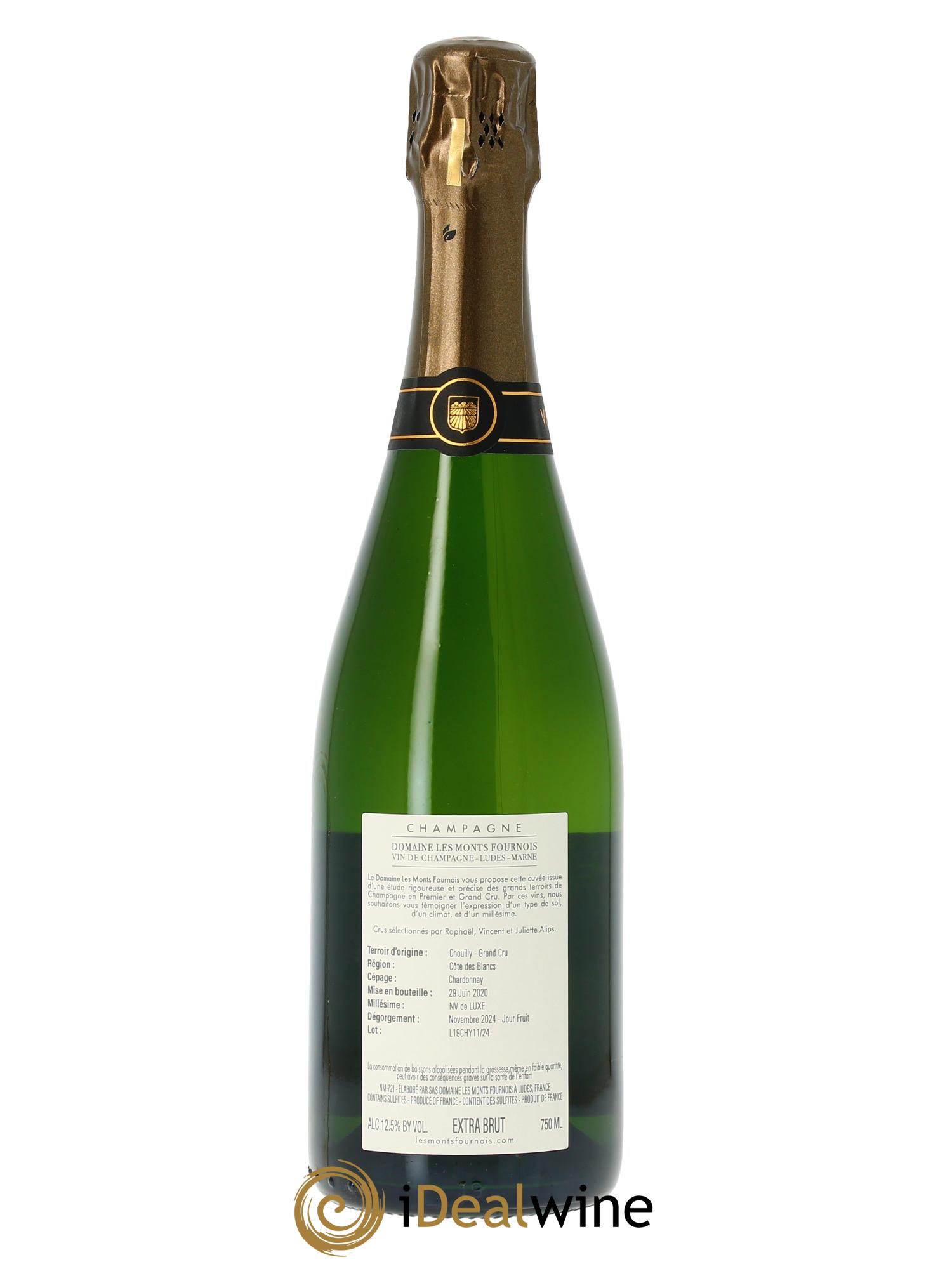 Côte Chouilly Grand Cru Les Monts Fournois (Domaine)  - Lot de 1 bouteille - 1