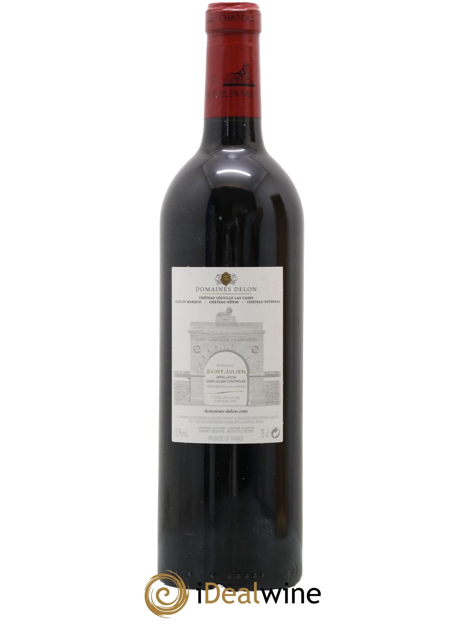 Château Léoville Las Cases 2ème Grand Cru Classé 2015 - Lot of 1 bottle - 2