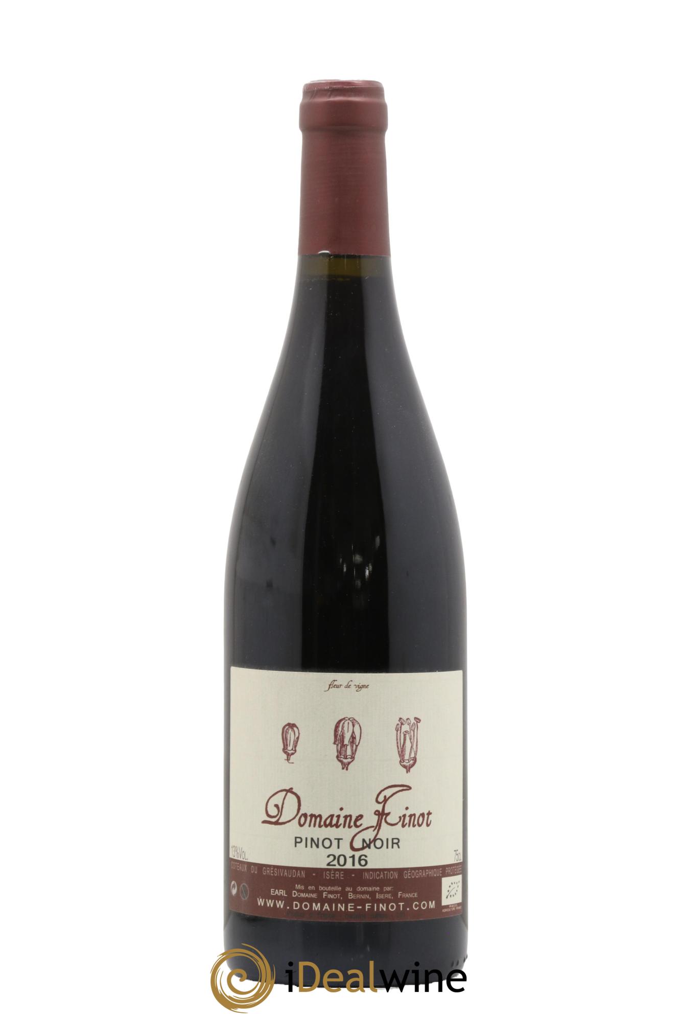 Isère Coteaux du Grésivaudan Domaine Finot 2016 - Lot de 1 bouteille - 0