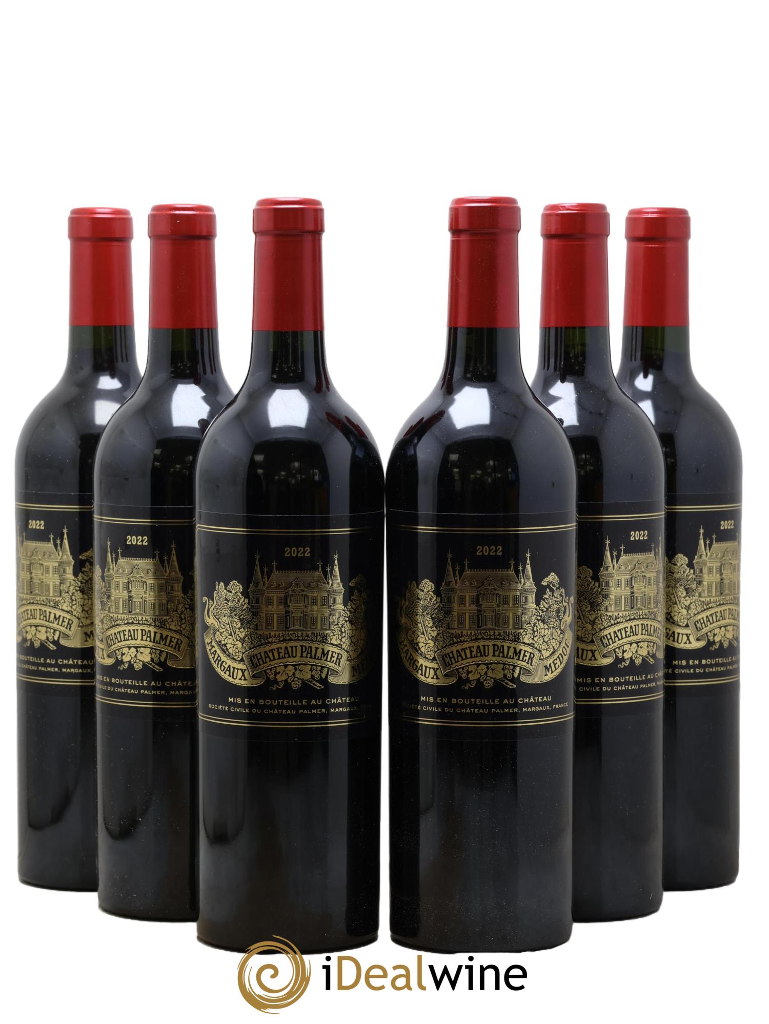 Château Palmer 3ème Grand Cru Classé 2022 - Lot de 6 bouteilles - 0