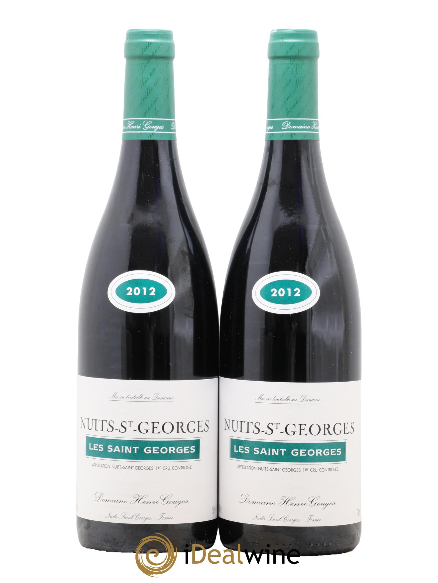 Nuits-Saint-Georges 1er Cru Les Saints Georges Henri Gouges 2012 - Lot de 2 bouteilles - 0