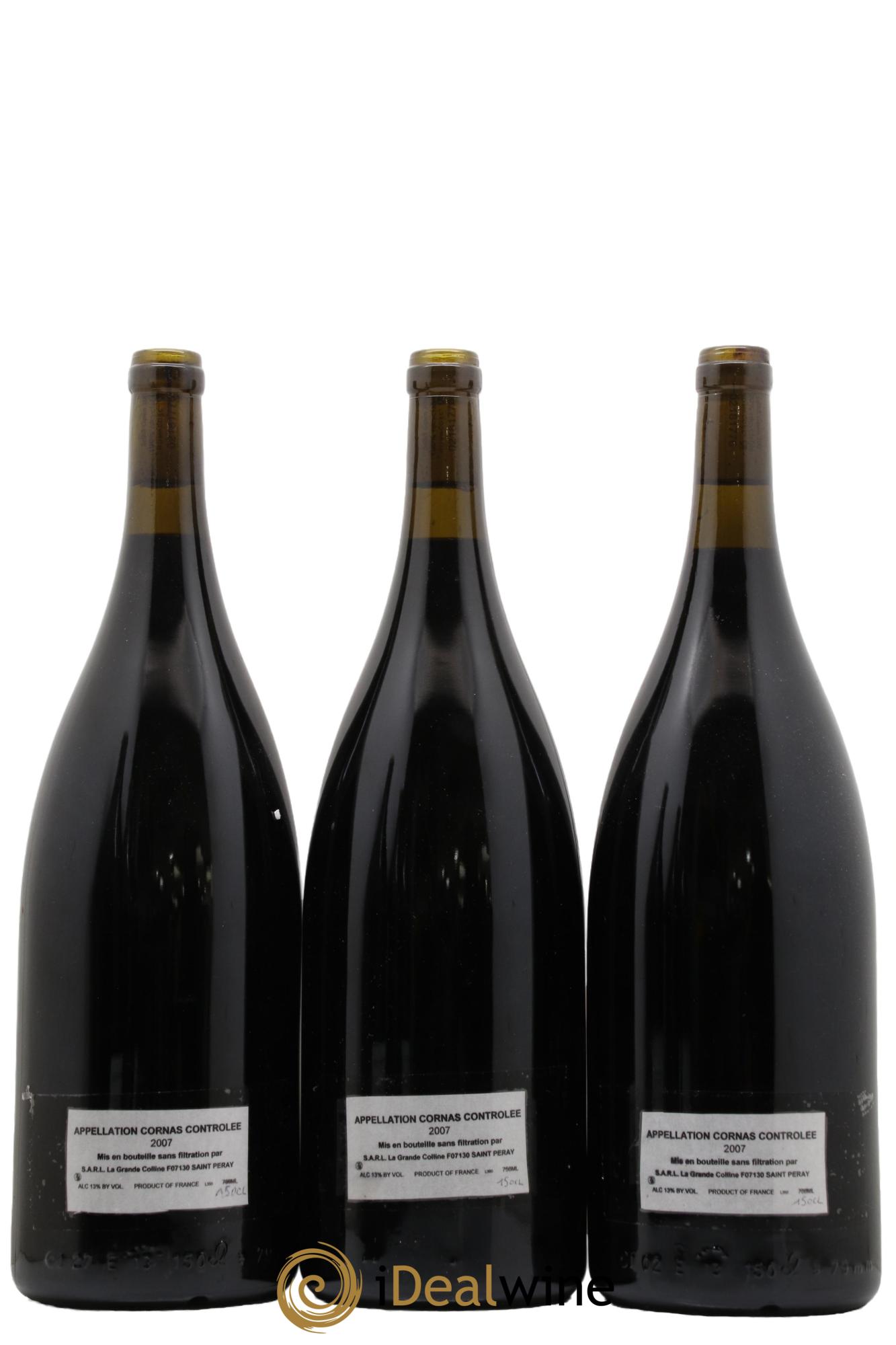 Cornas Hirotake Ooka - Domaine La Grande Colline 2007 - Lot de 3 magnums - 1