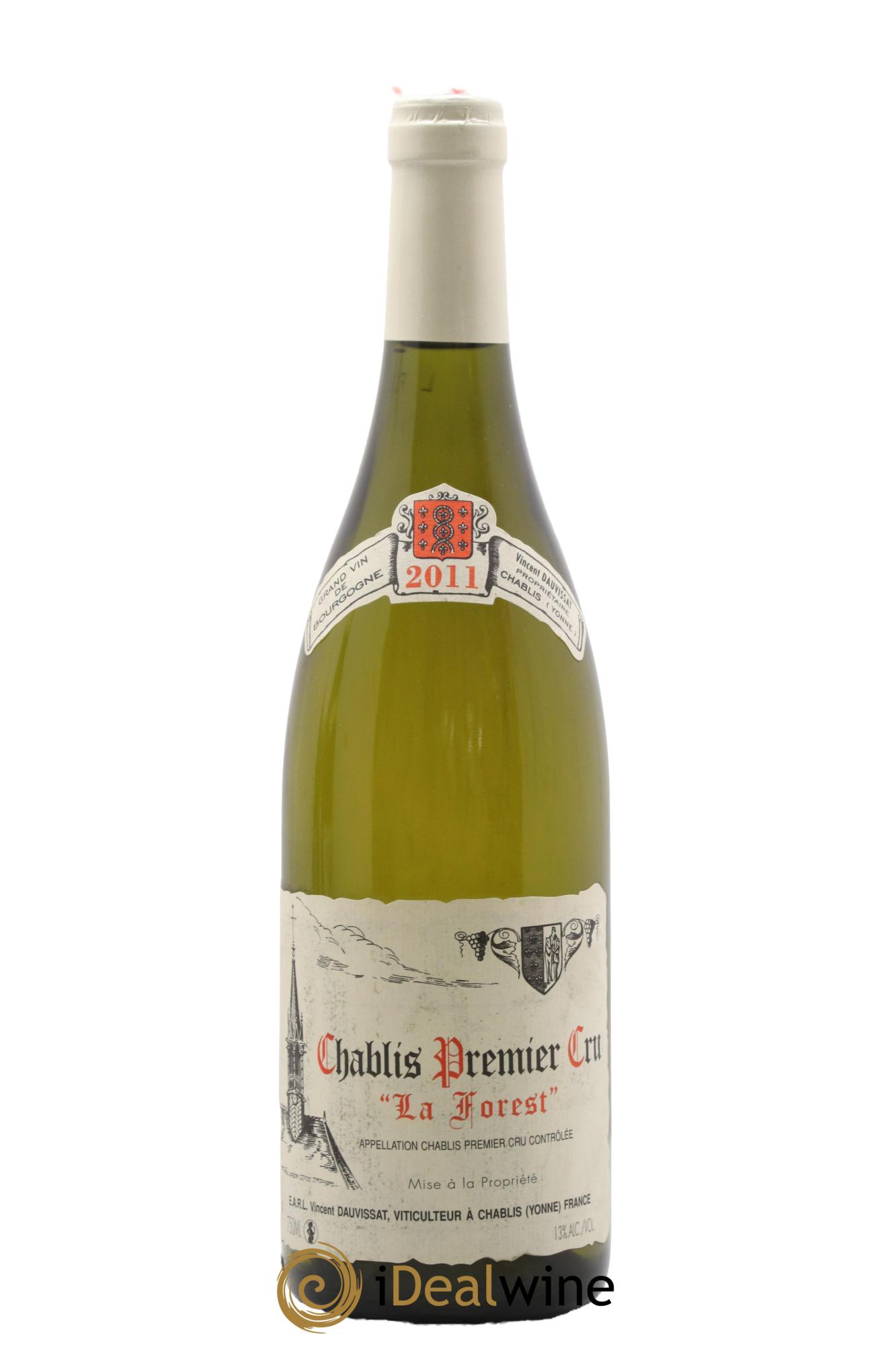 Chablis 1er Cru La Forest Vincent Dauvissat (Domaine) 2011 - Lot de 1 bouteille - 0