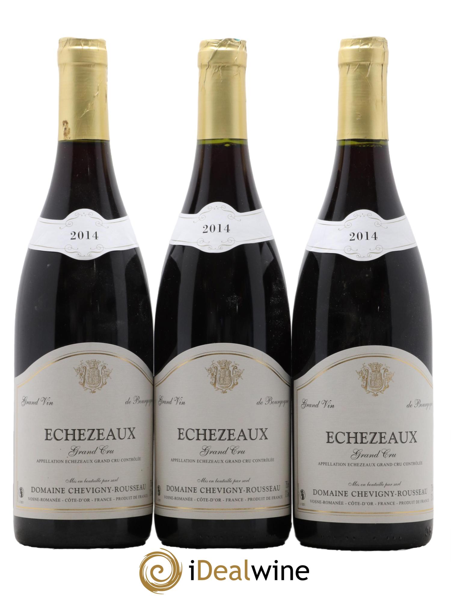 Echezeaux Grand Cru Chevigny-Rousseau 2014 - Lot de 3 bouteilles - 0