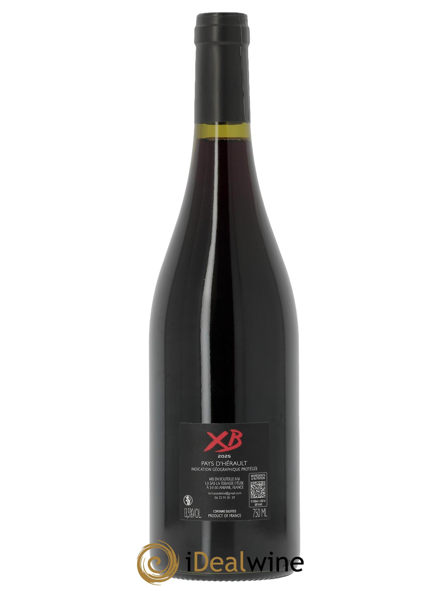 Pays d'Hérault XB Terrasse d'Elise (Domaine de la)  2025 - Posten von 1 Flasche - 1