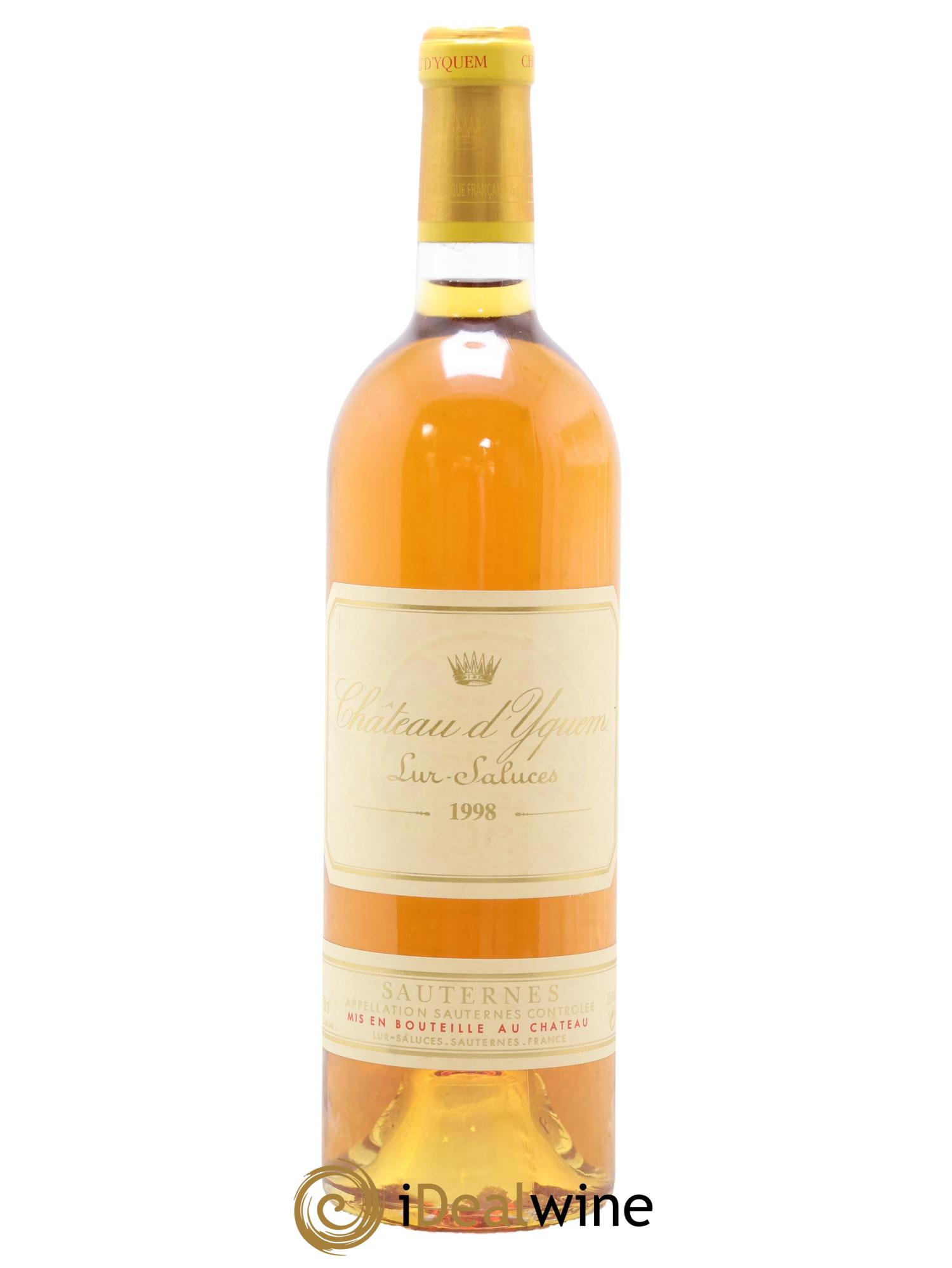 Château d' Yquem 1er Cru Classé Supérieur 1998 - Lotto di 1 bottiglia - 0