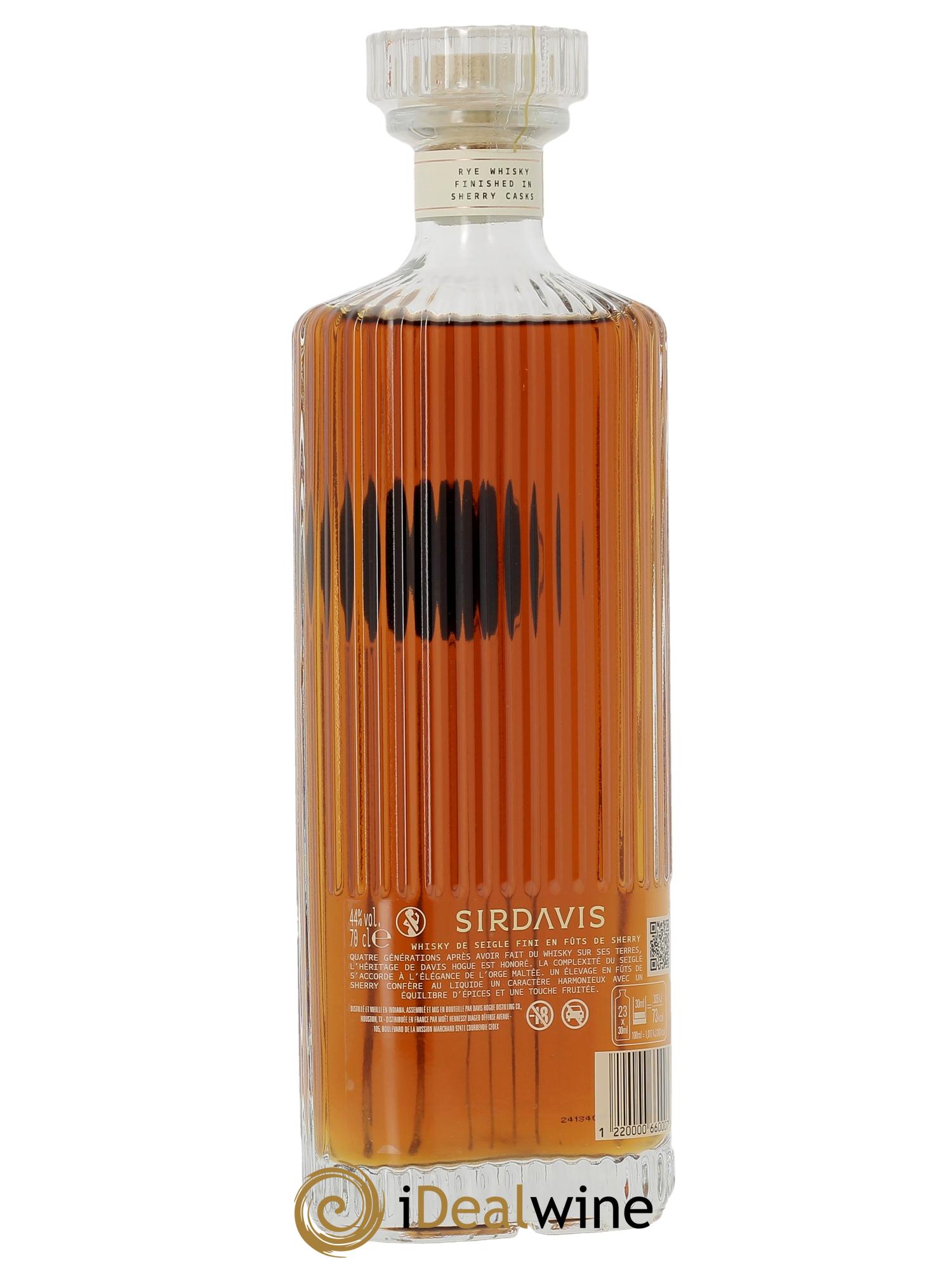 Whisky Sir Davis Rye  - Lot of 1 bottle - 2