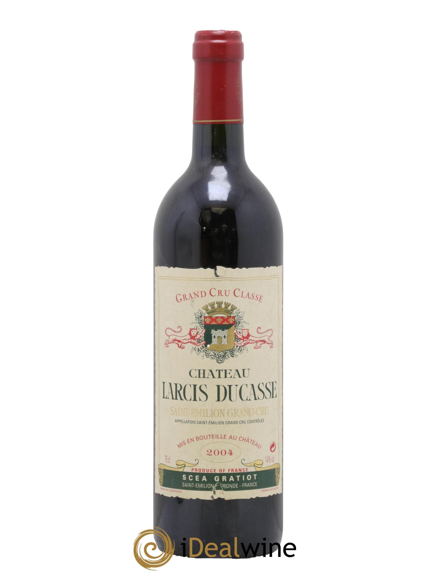 Château Larcis Ducasse 1er Grand Cru Classé B 2004 - Lot of 1 bottle - 0