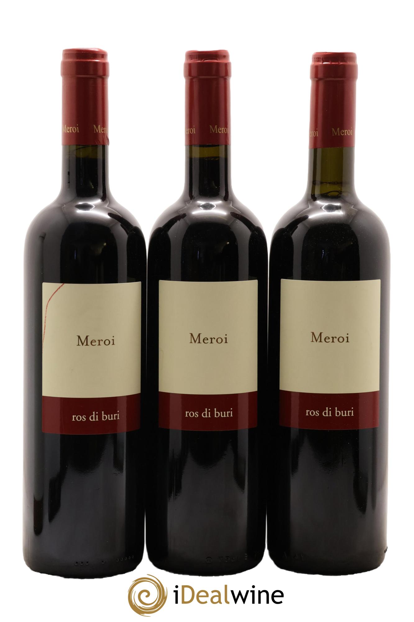 Italie Friuli ColliI Orientali DOC Ros Di Buri Merlot Meroi 2019 - Lot de 3 bouteilles - 0