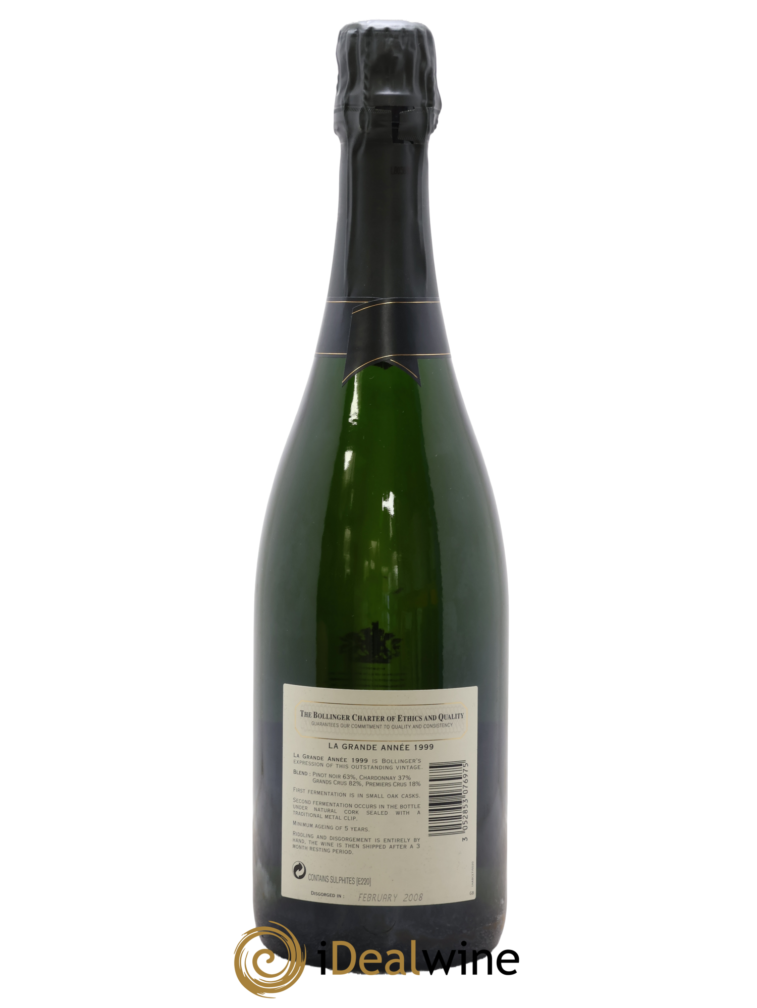La Grande Année Brut Bollinger 1999 - Lot de 1 bouteille - 2