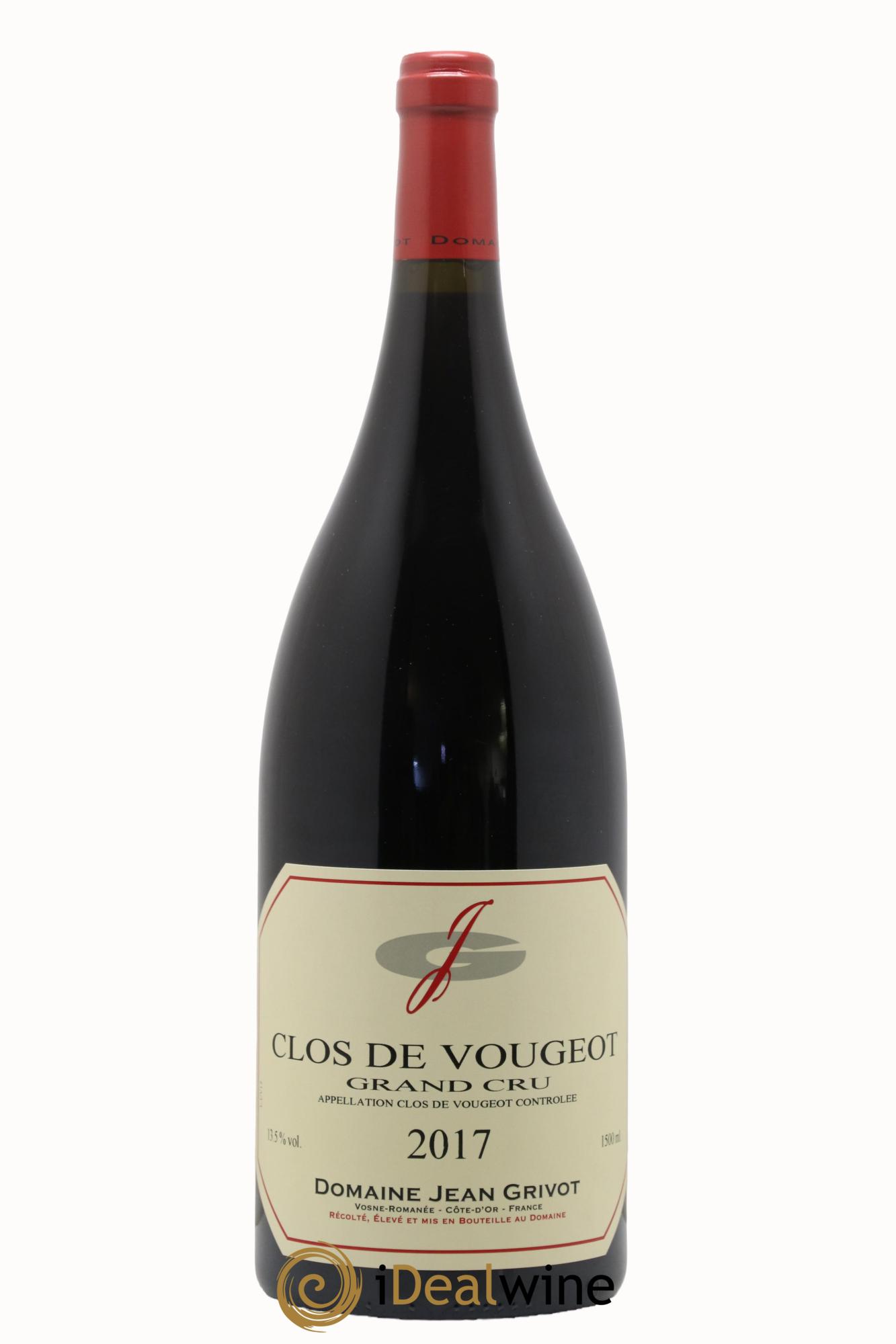 Clos de Vougeot Grand Cru Jean Grivot 2017 - Lot de 1 magnum - 0