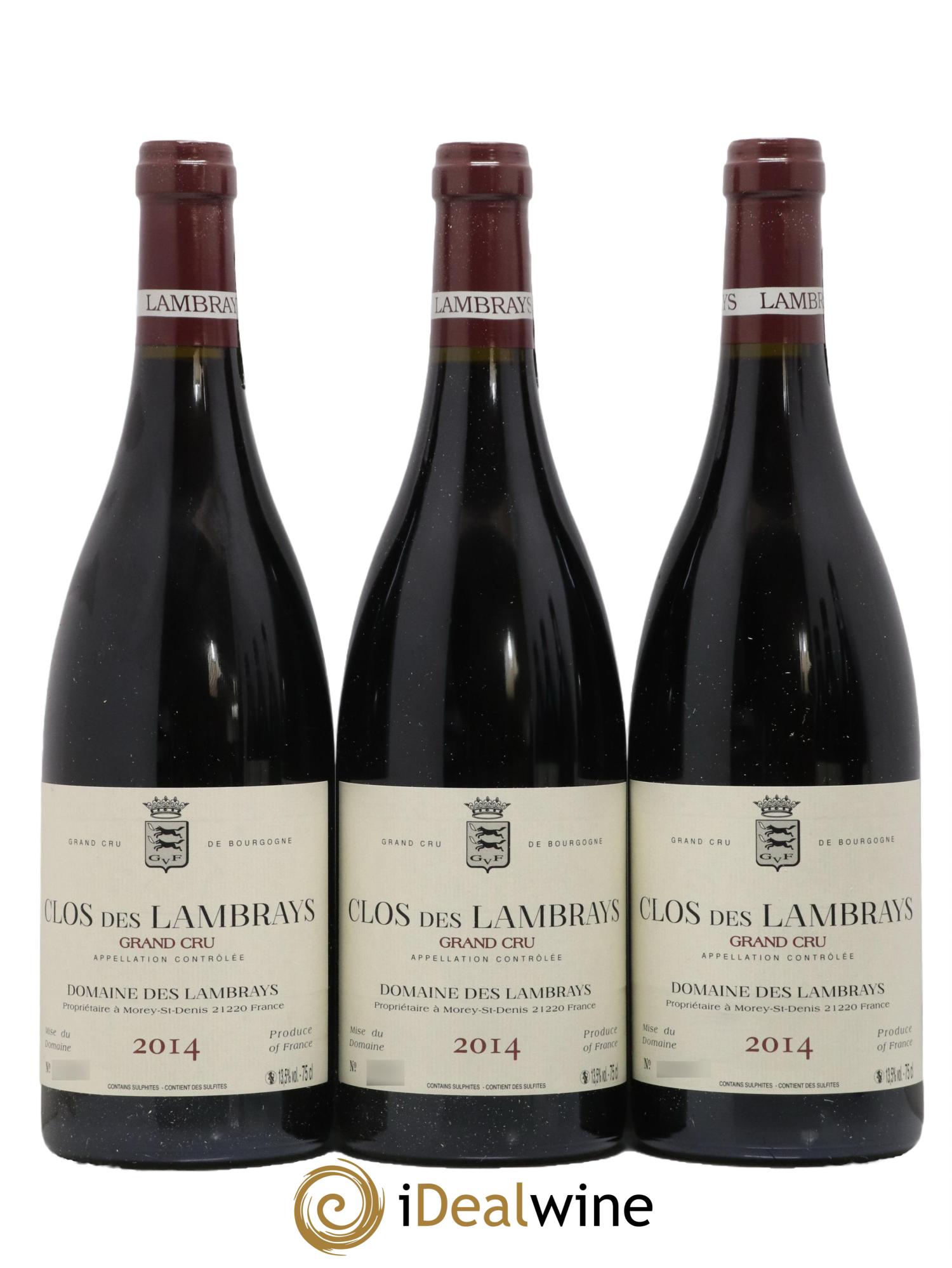 Clos des Lambrays Grand Cru Domaine des Lambrays 2014 - Lot de 6 bouteilles - 2