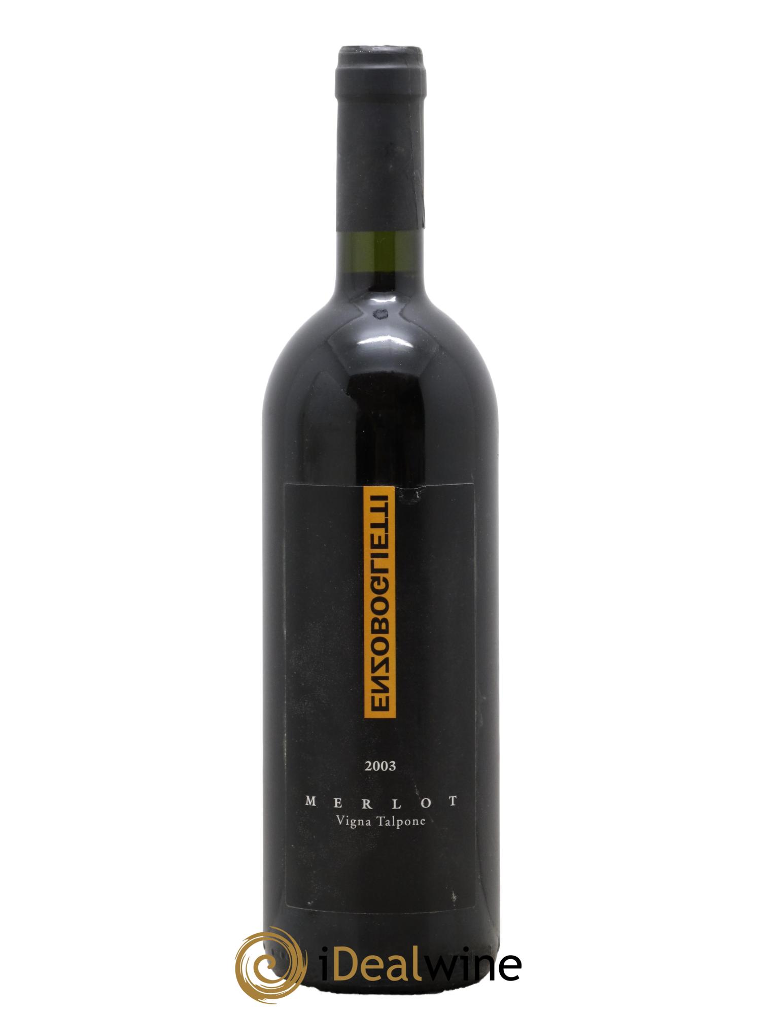 Langhe DOC Merlot Vinga Talpone Enzo Boglietti 2003 - Lot de 1 bouteille - 0