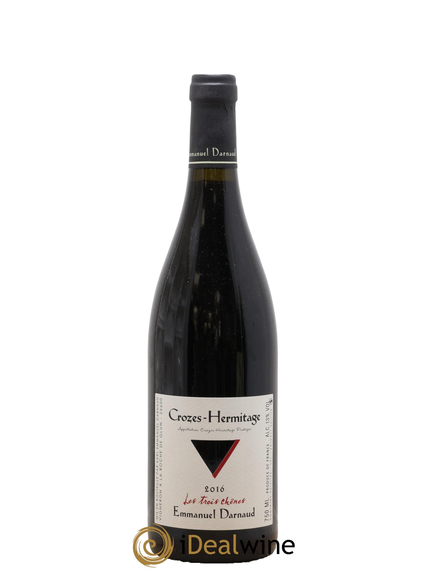 Crozes-Hermitage Les Trois Chênes Darnaud 2016 - Lot de 1 bouteille - 0