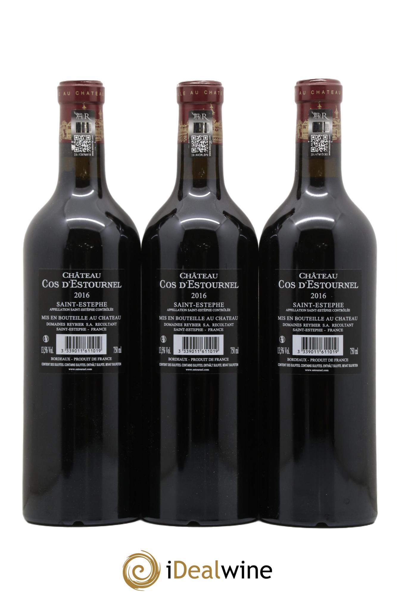 Cos d'Estournel 2ème Grand Cru Classé 2016 - Posten von 6 Flaschen - 2