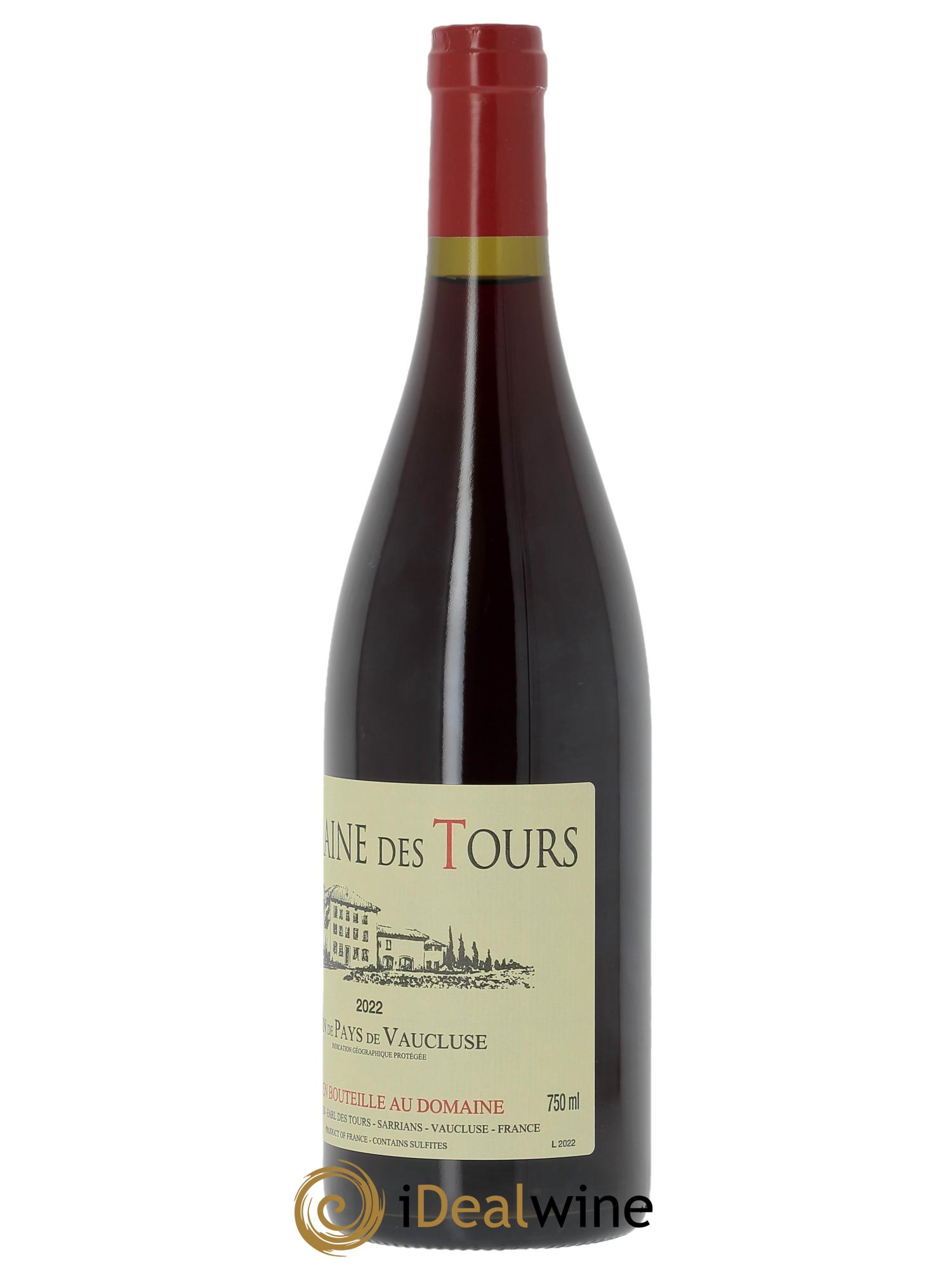 Vaucluse (Vin de Pays de Vaucluse) Domaine des Tours Emmanuel Reynaud 2022 - Posten von 1 Flasche - 1