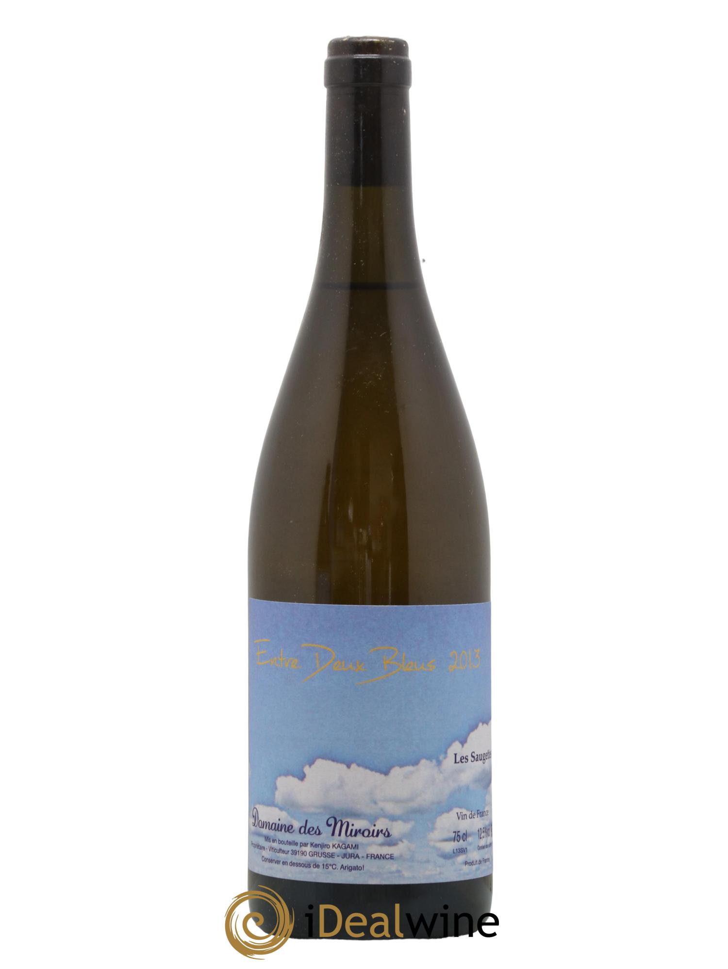 Vin de France Entre Deux Bleus Les saugettes Kenjiro Kagami - Domaine des Miroirs 2013 - Lot de 1 bouteille - 0