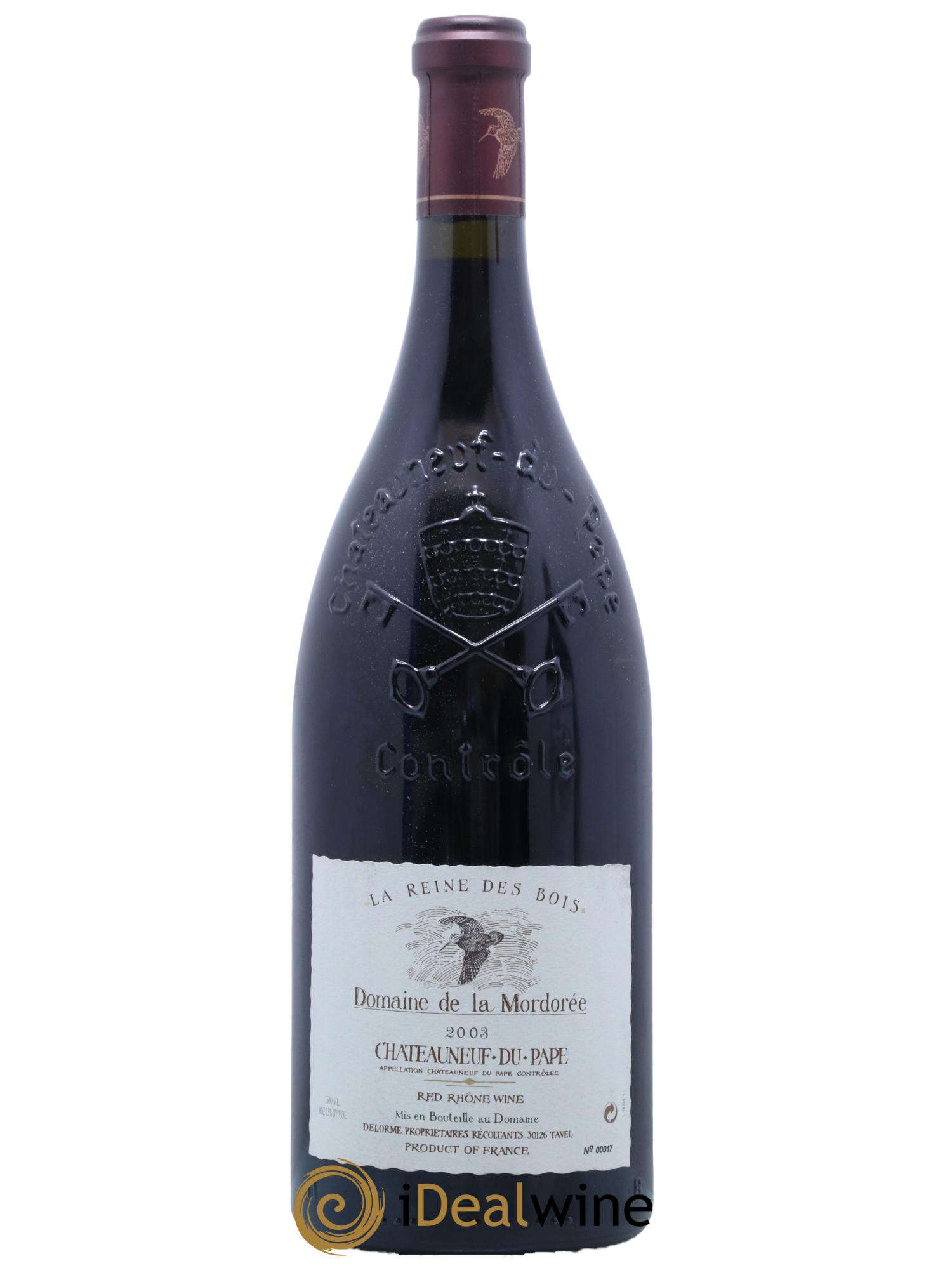 Châteauneuf-du-Pape Cuvée de la Reine des Bois La Mordorée (Domaine de) 2003 - Lot de 1 magnum - 0