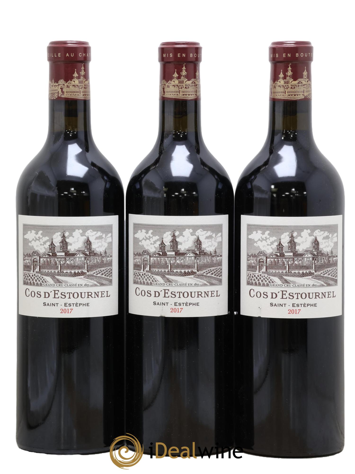 Cos d'Estournel 2ème Grand Cru Classé 2017 - Lot of 3 bottles - 0