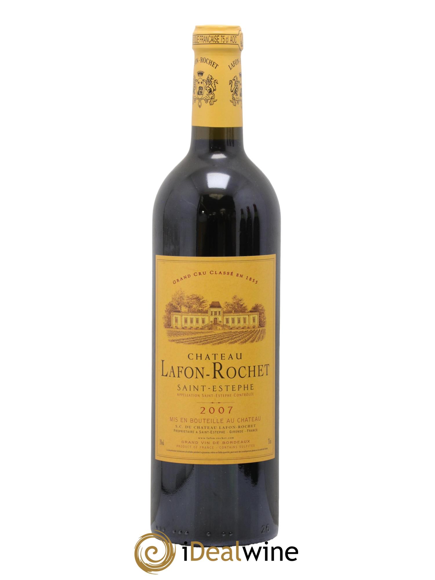 Château Lafon Rochet 4ème Grand Cru Classé 2007 - Lot of 1 bottle - 0