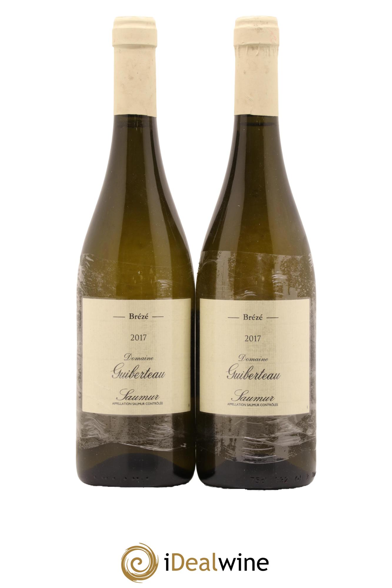 Saumur Brézé Domaine Guiberteau 2017 - Posten von 2 Flaschen - 0