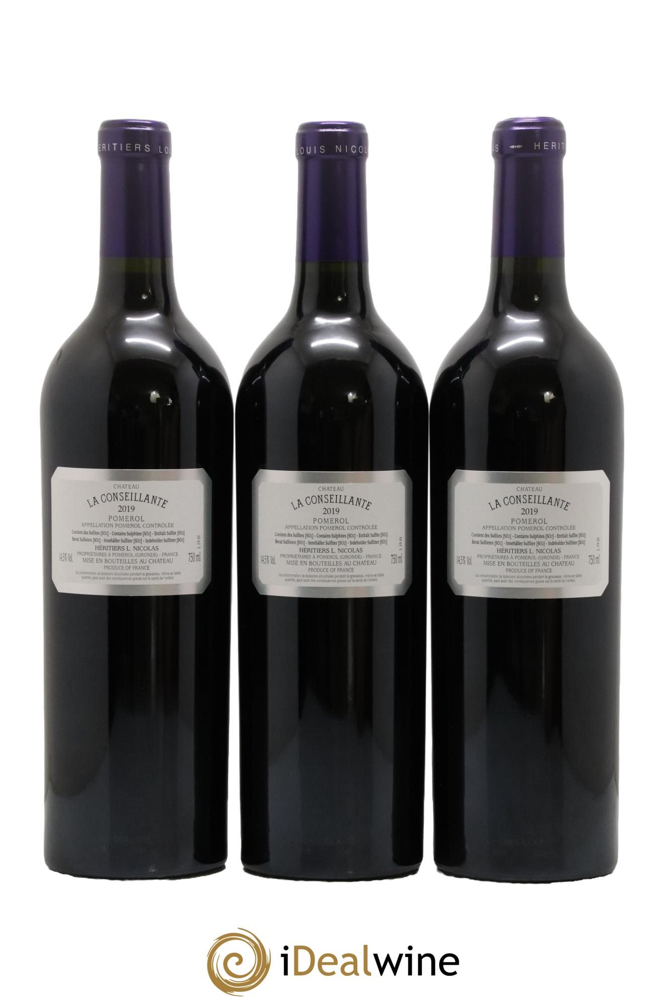 Château la Conseillante 2019 - Lot of 6 bottles - 4