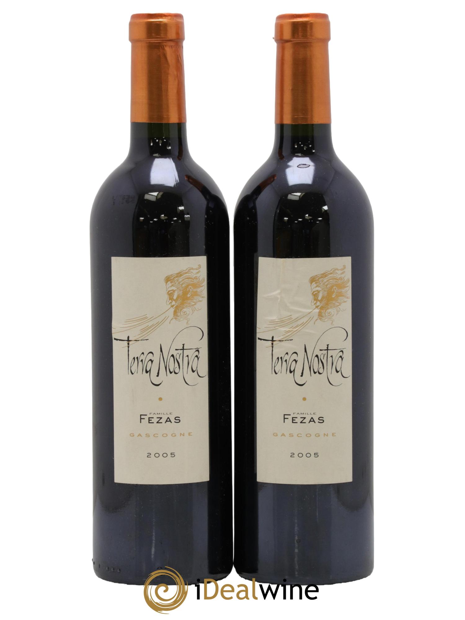 Sud-Ouest IGP Côtes de Gascogne Terra Nostra Fezas Domaine Chiroulet 2005 - Lot de 2 bouteilles - 0
