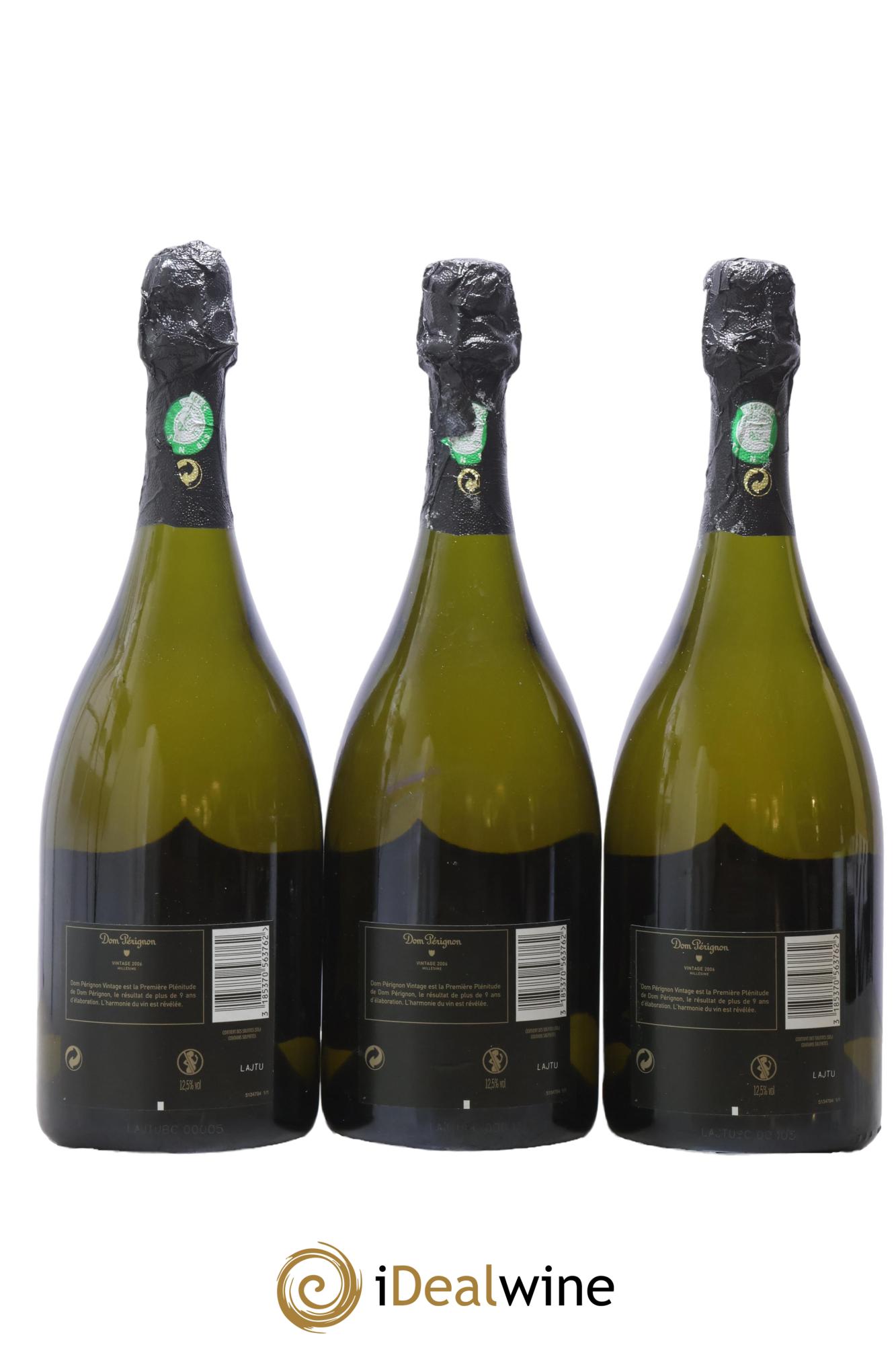 Brut Dom Pérignon 2006 - Posten von 3 Flaschen - 1