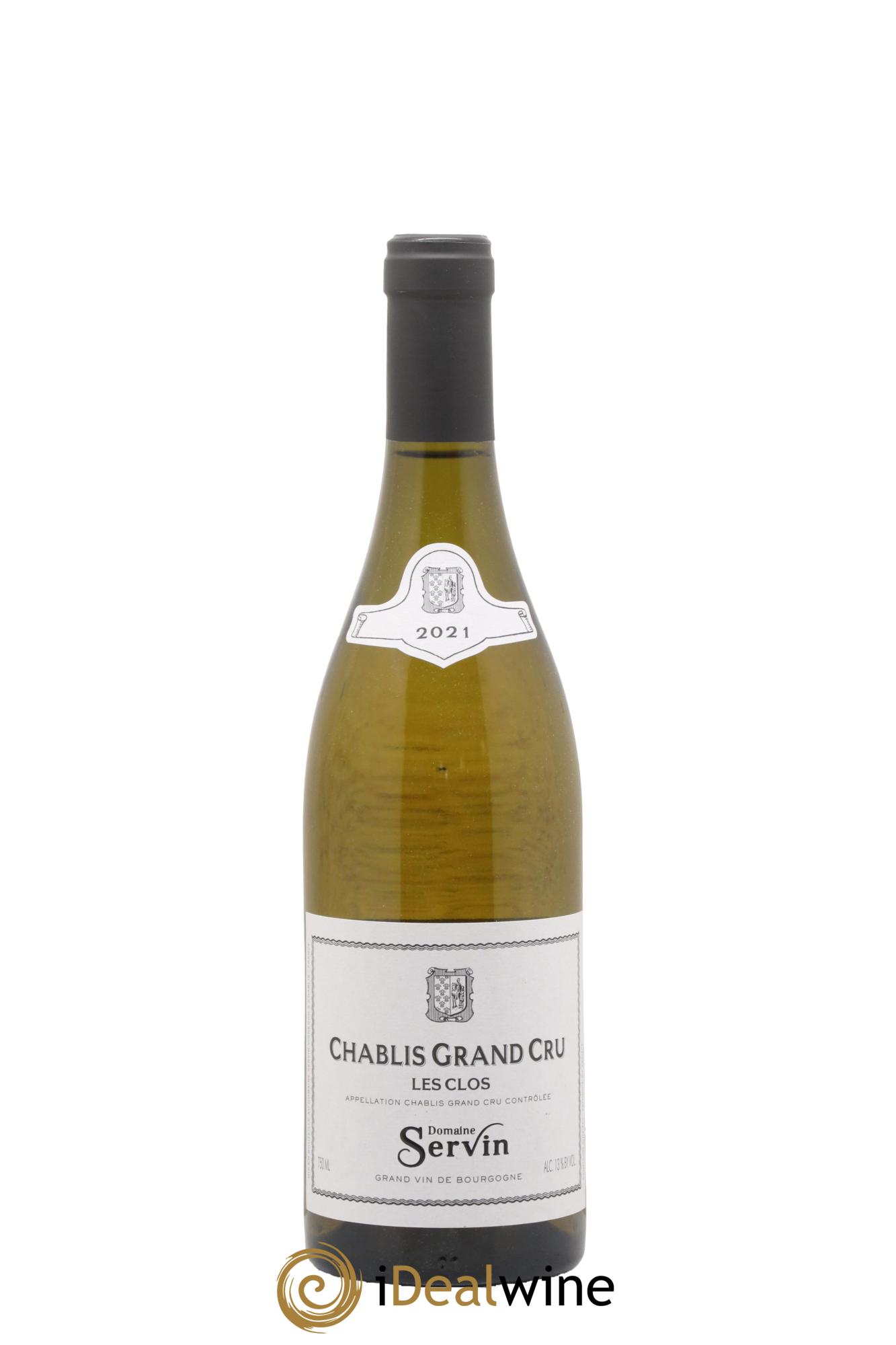 Chablis Grand Cru Les Clos Servin (Domaine) Les Clos Domaine Servin 2021 - Lot of 1 bottle - 0