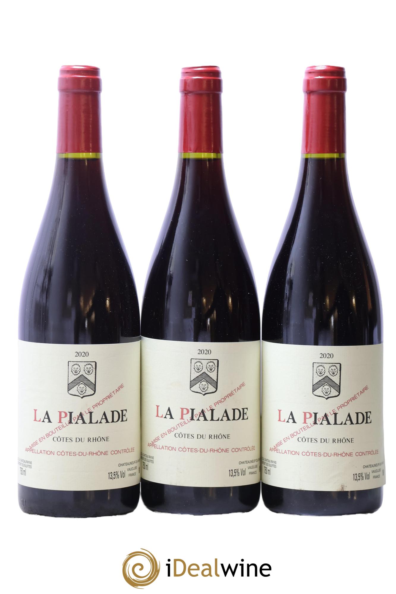 Côtes-du-Rhône La Pialade Emmanuel Reynaud 2020 - Lot de 3 bouteilles - 0