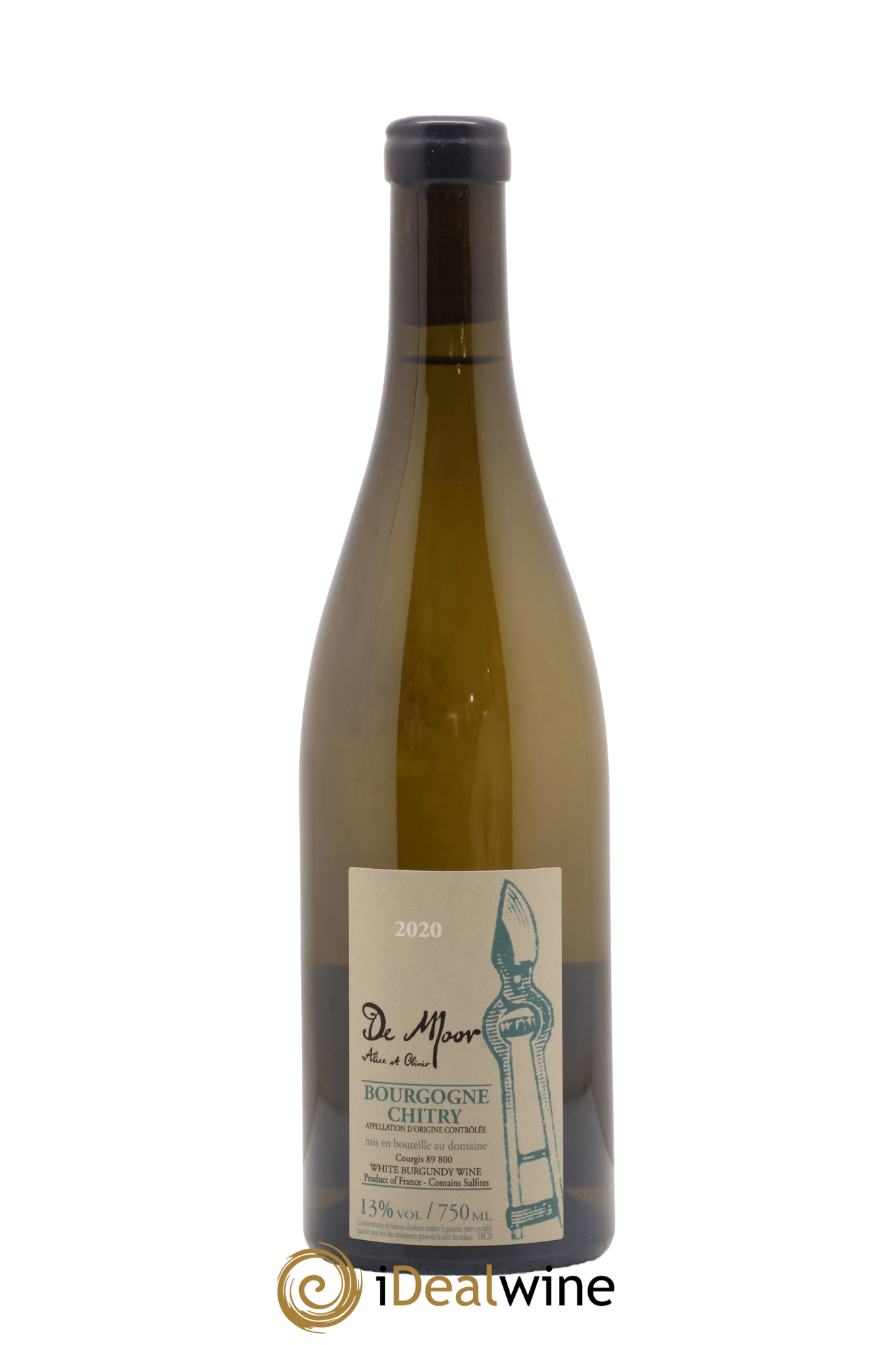 Bourgogne Chitry Alice et Olivier De Moor 2020 - Lot de 1 bouteille - 0