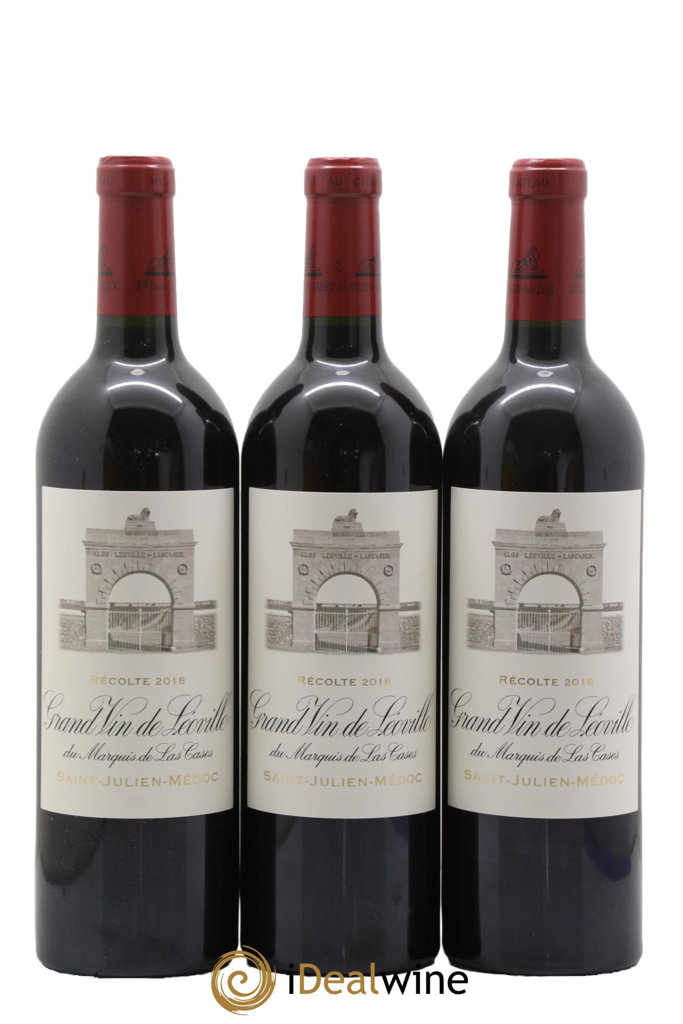 Château Léoville Las Cases 2ème Grand Cru Classé 2018 - Posten von 6 Flaschen - 3