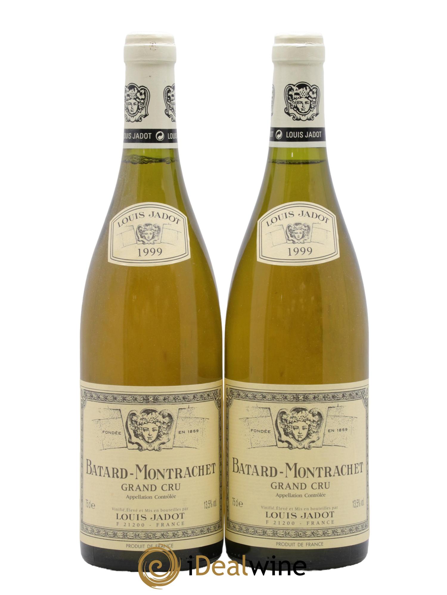 Bâtard-Montrachet Grand Cru Maison Louis Jadot 1999 - Lot de 2 bouteilles - 0