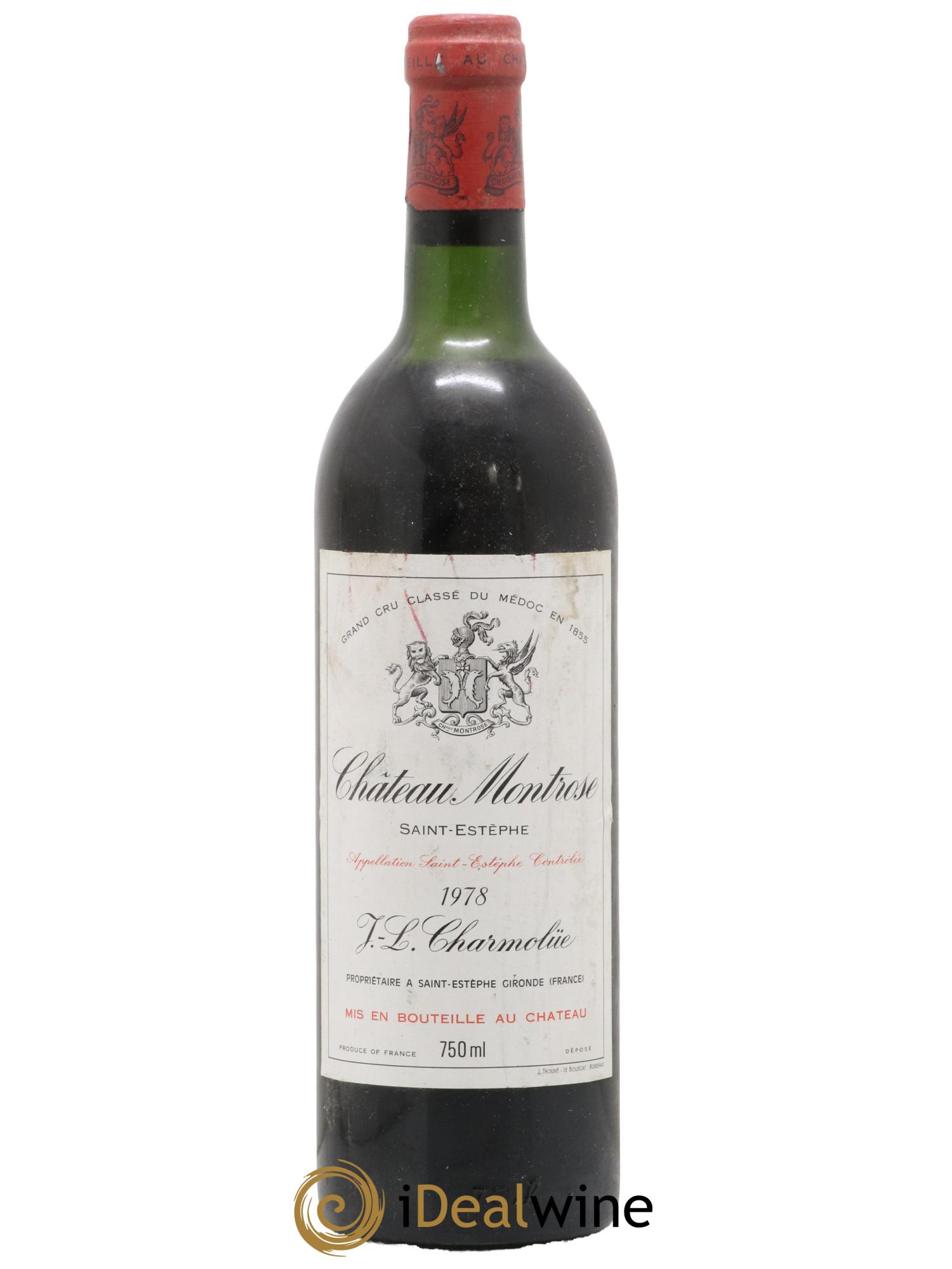 Château Montrose 2ème Grand Cru Classé 1978 - Lot de 1 bouteille - 0