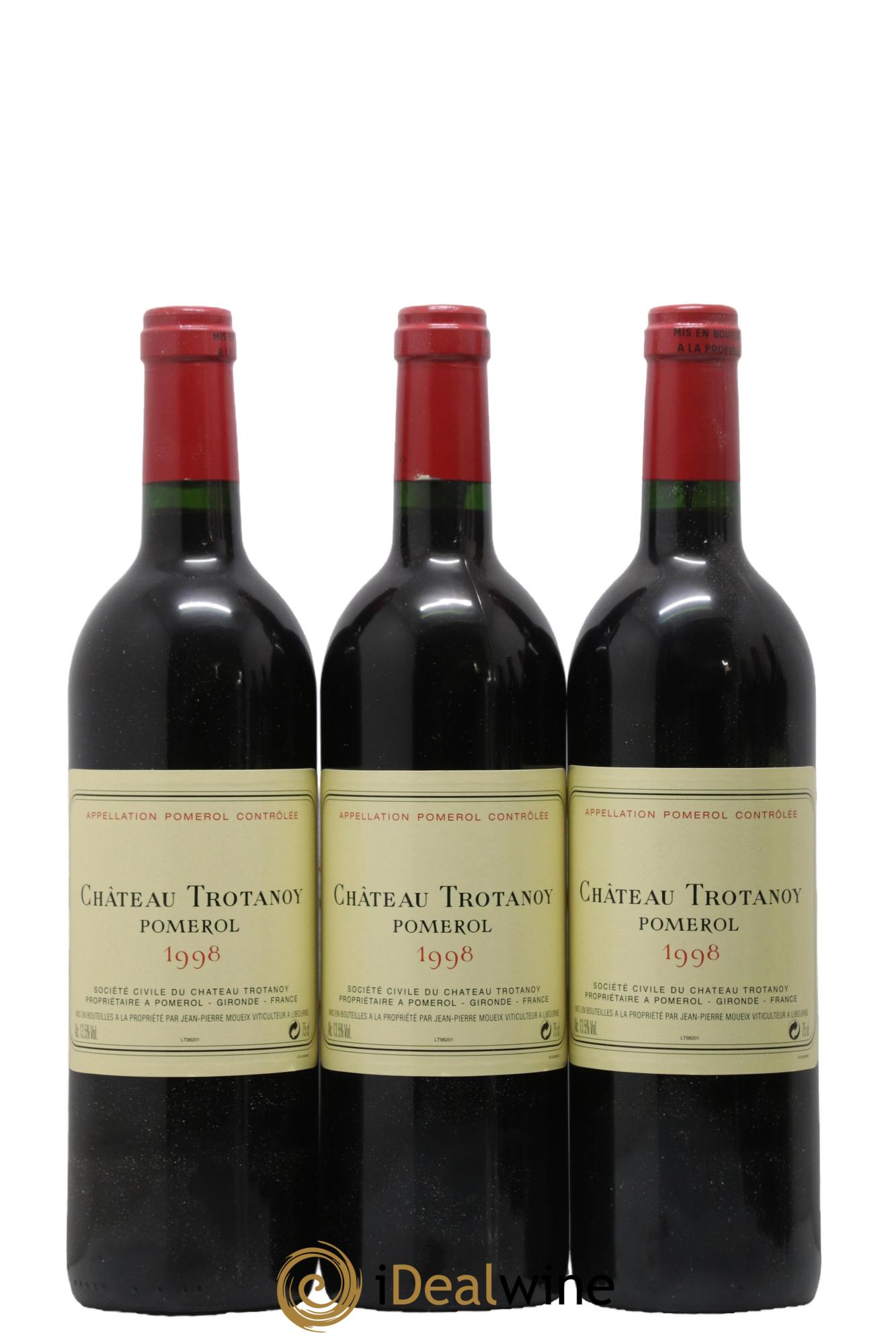 Château Trotanoy 1998 - Lot de 6 bouteilles - 1
