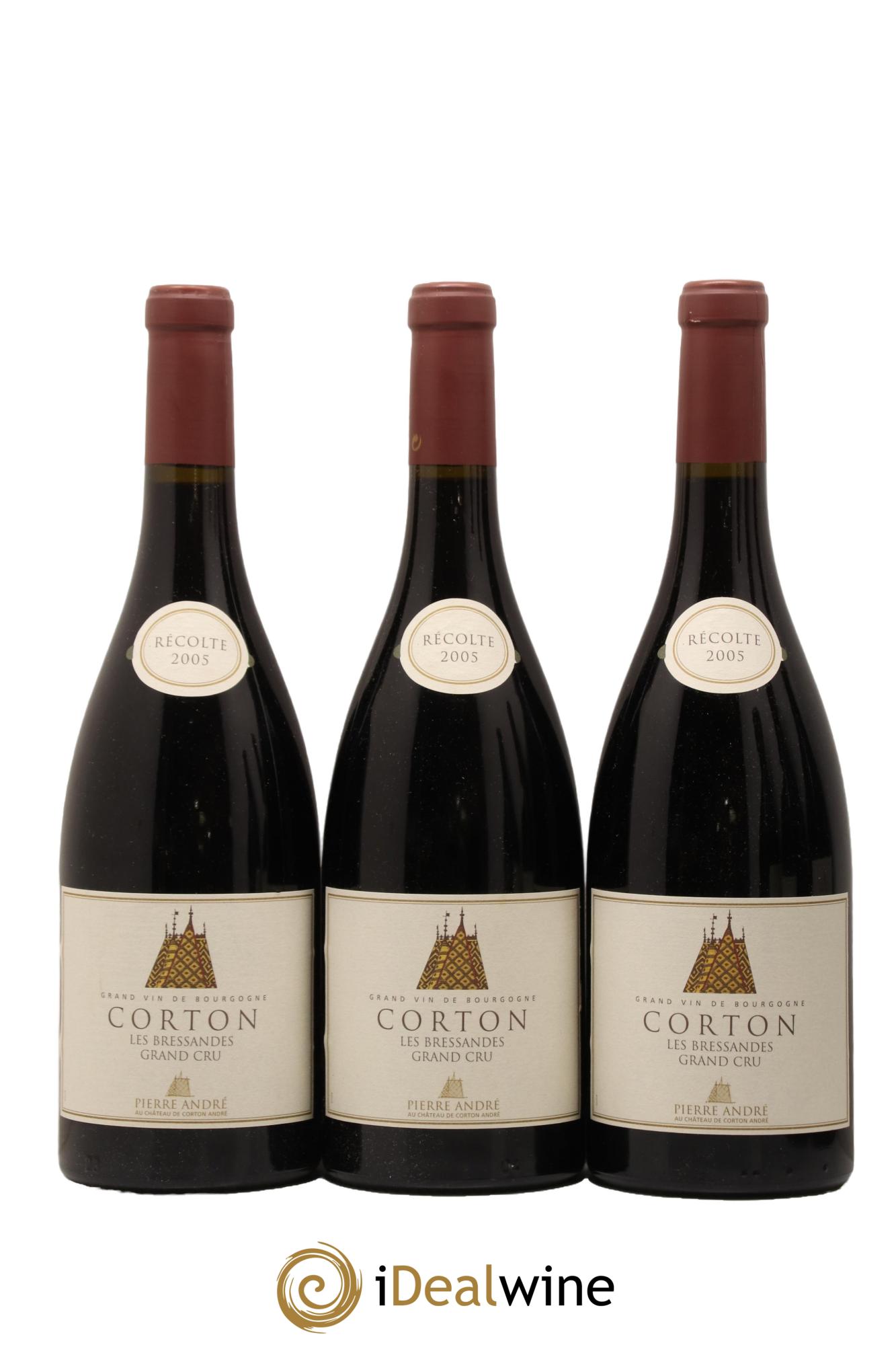 Corton Grand Cru Les Bressandes Maison Pierre Andre 2005 - Lot de 6 bouteilles - 1