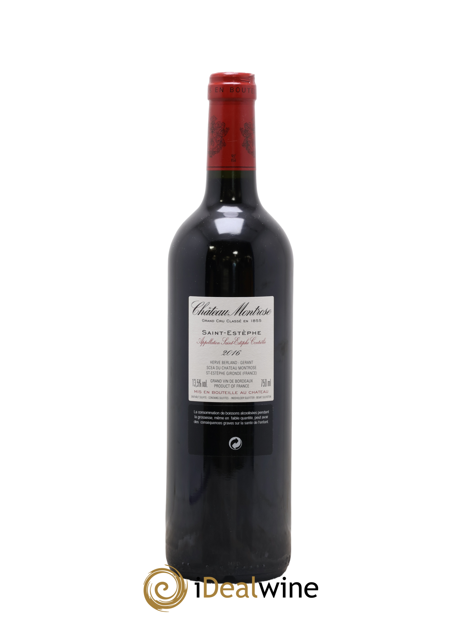 Château Montrose 2ème Grand Cru Classé 2016 - Lot de 1 bouteille - 1
