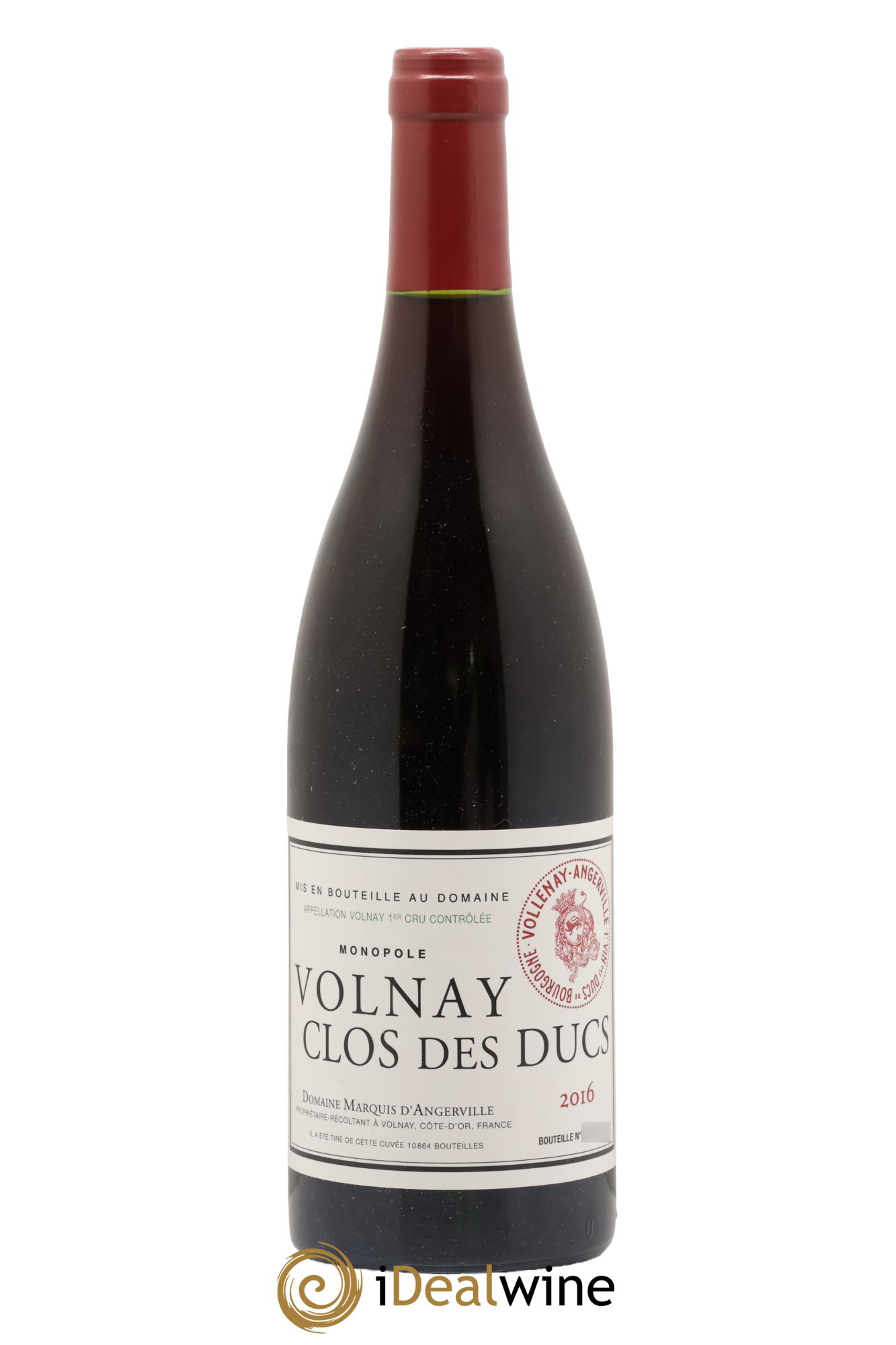Volnay 1er Cru Clos des Ducs Marquis d'Angerville (Domaine) 2016 - Lot de 1 bouteille - 0
