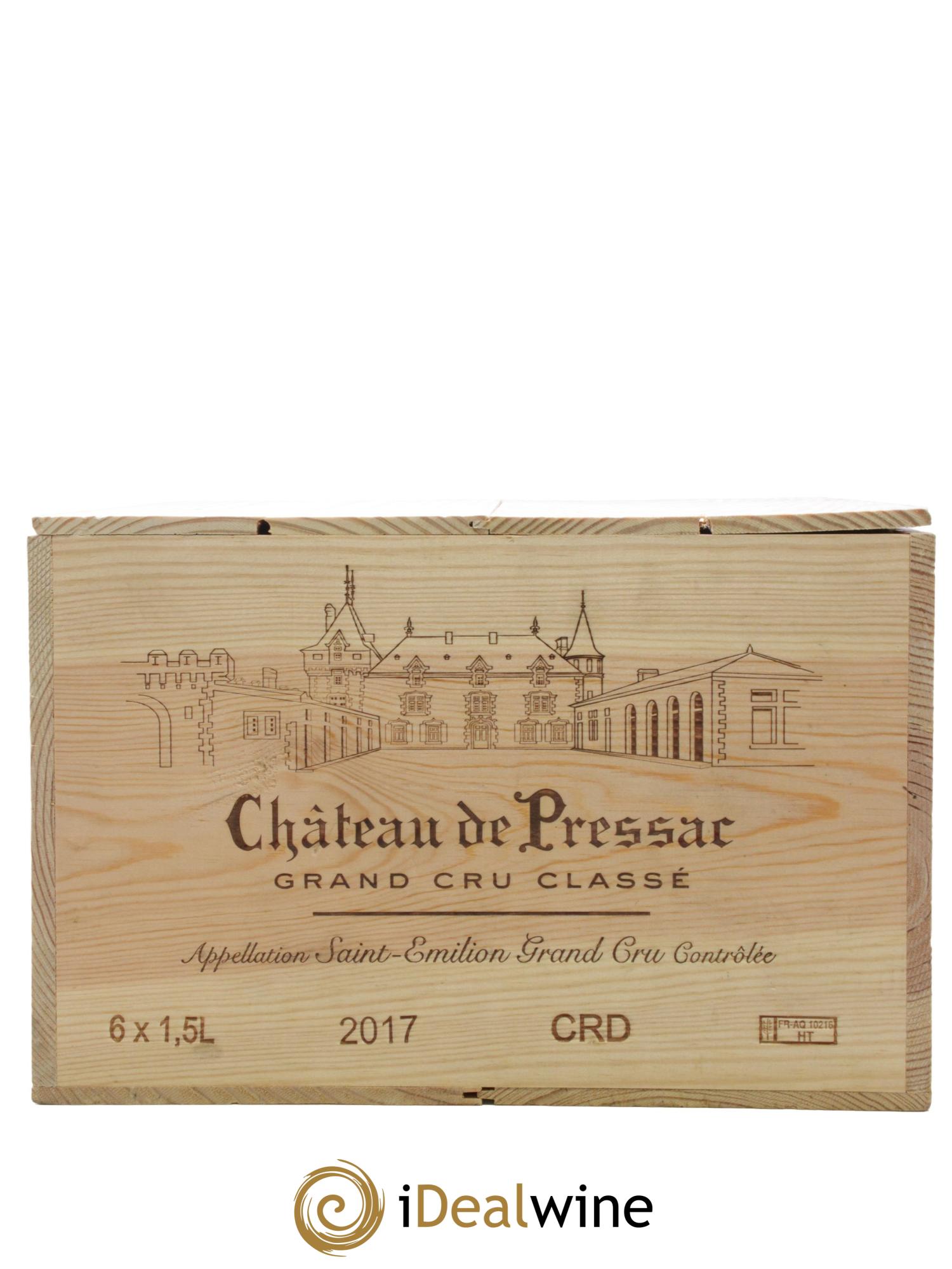 Château de Pressac Grand Cru Classé 2017 - Lot of 6 magnums - 1