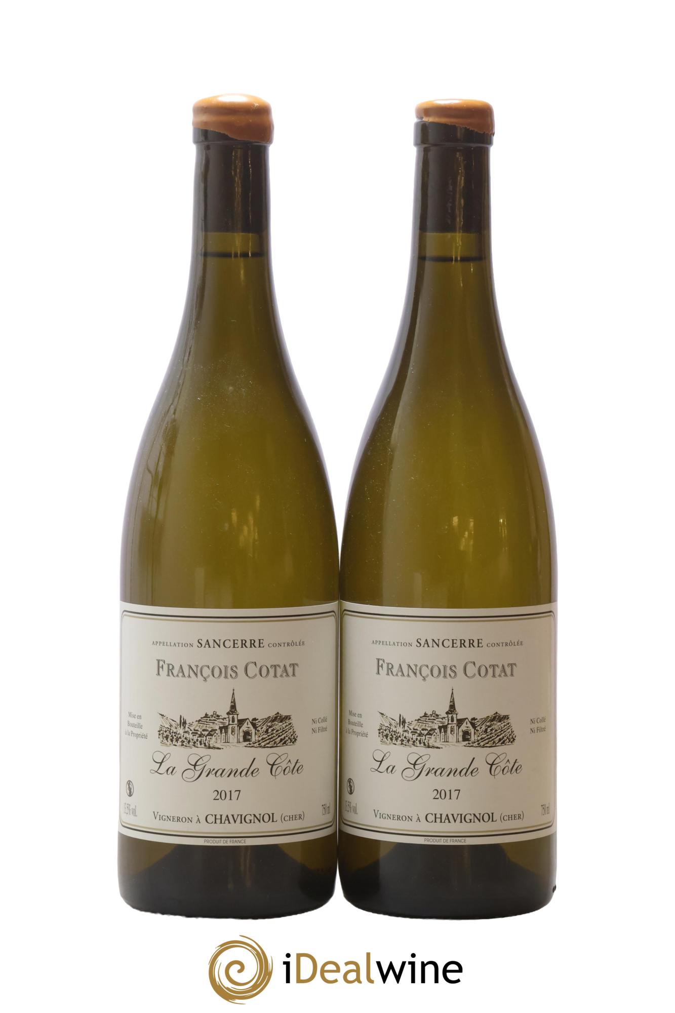 Sancerre La Grande Côte François Cotat 2017 - Posten von 2 Flaschen - 0