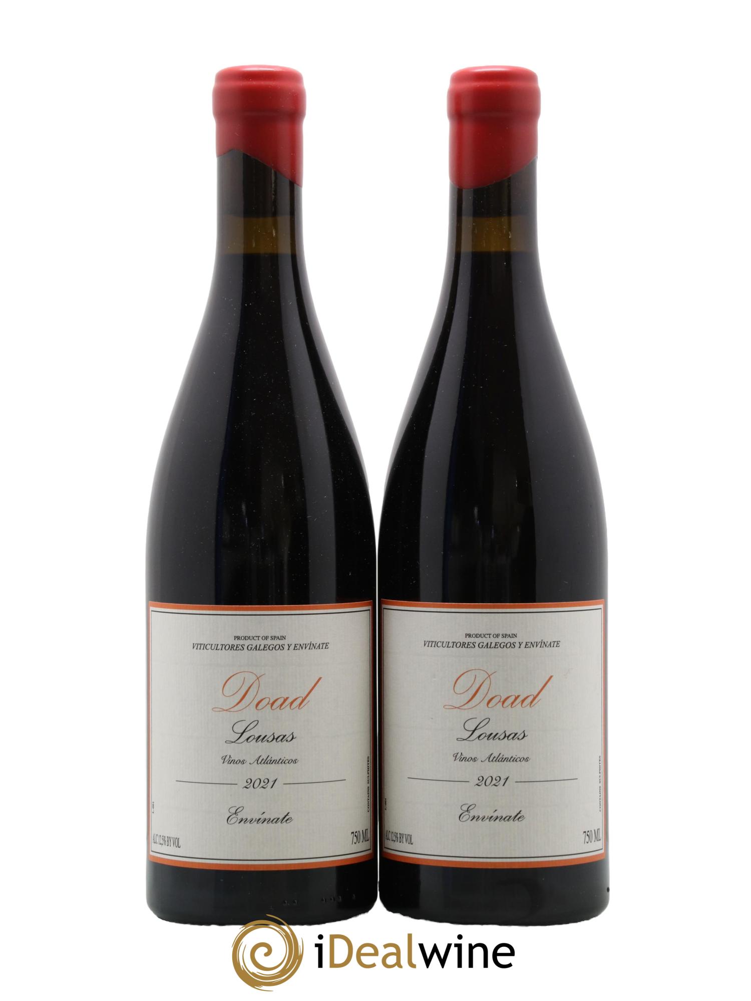 Vinos Atlánticos Lousas Parcela Doad Envinate 2021 - Lot de 2 bouteilles - 0