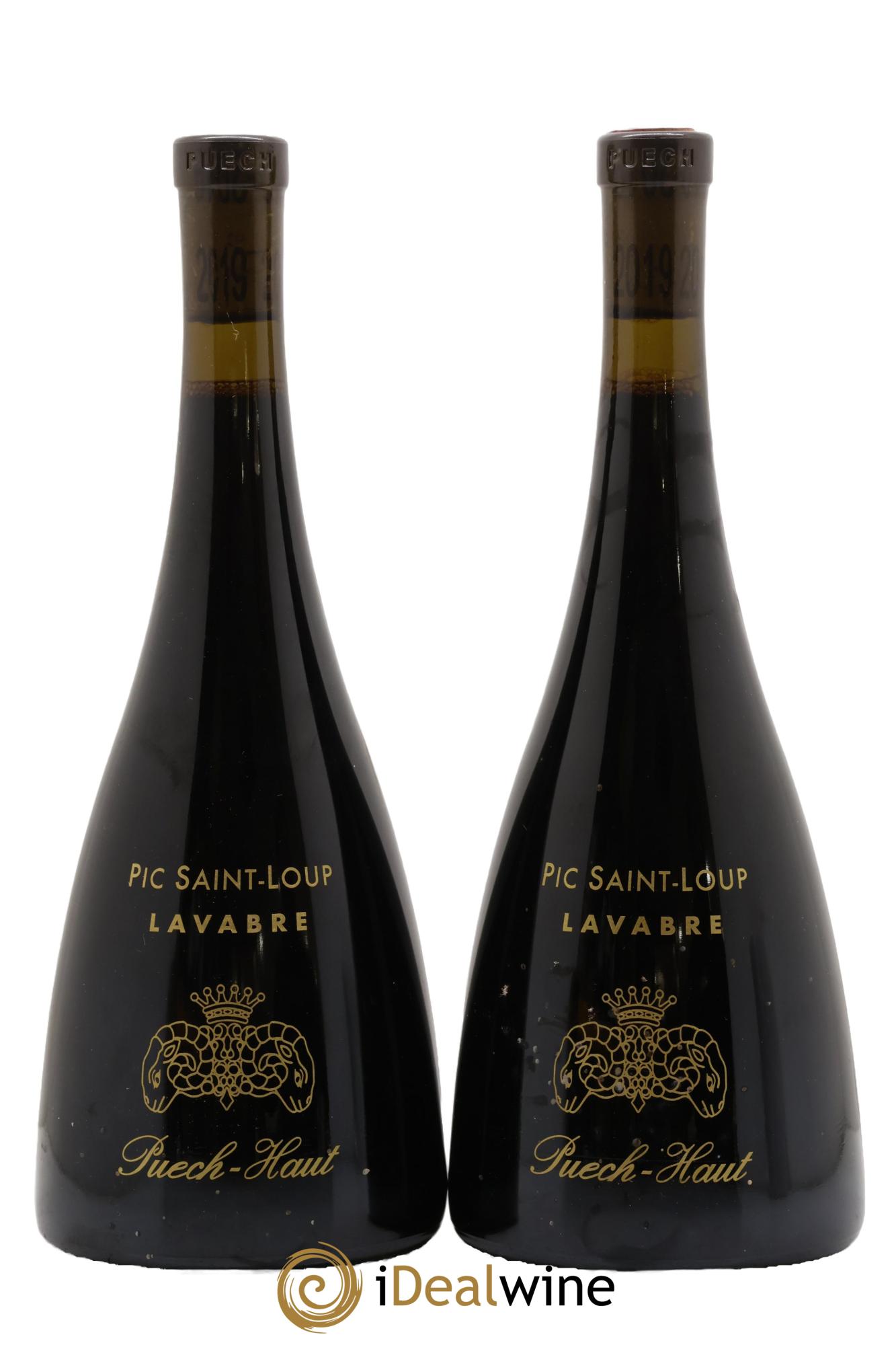 Pic Saint-Loup Lavabre Puech Haut 2019 - Posten von 2 Flaschen - 0
