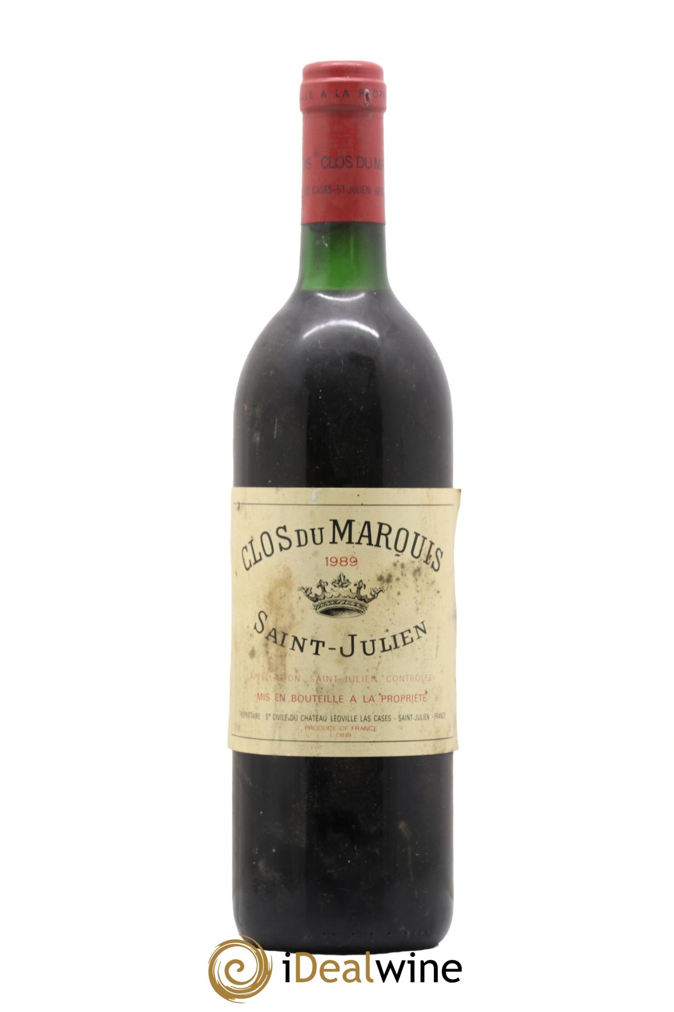 Clos du Marquis 1989 - Lot of 1 bottle - 0