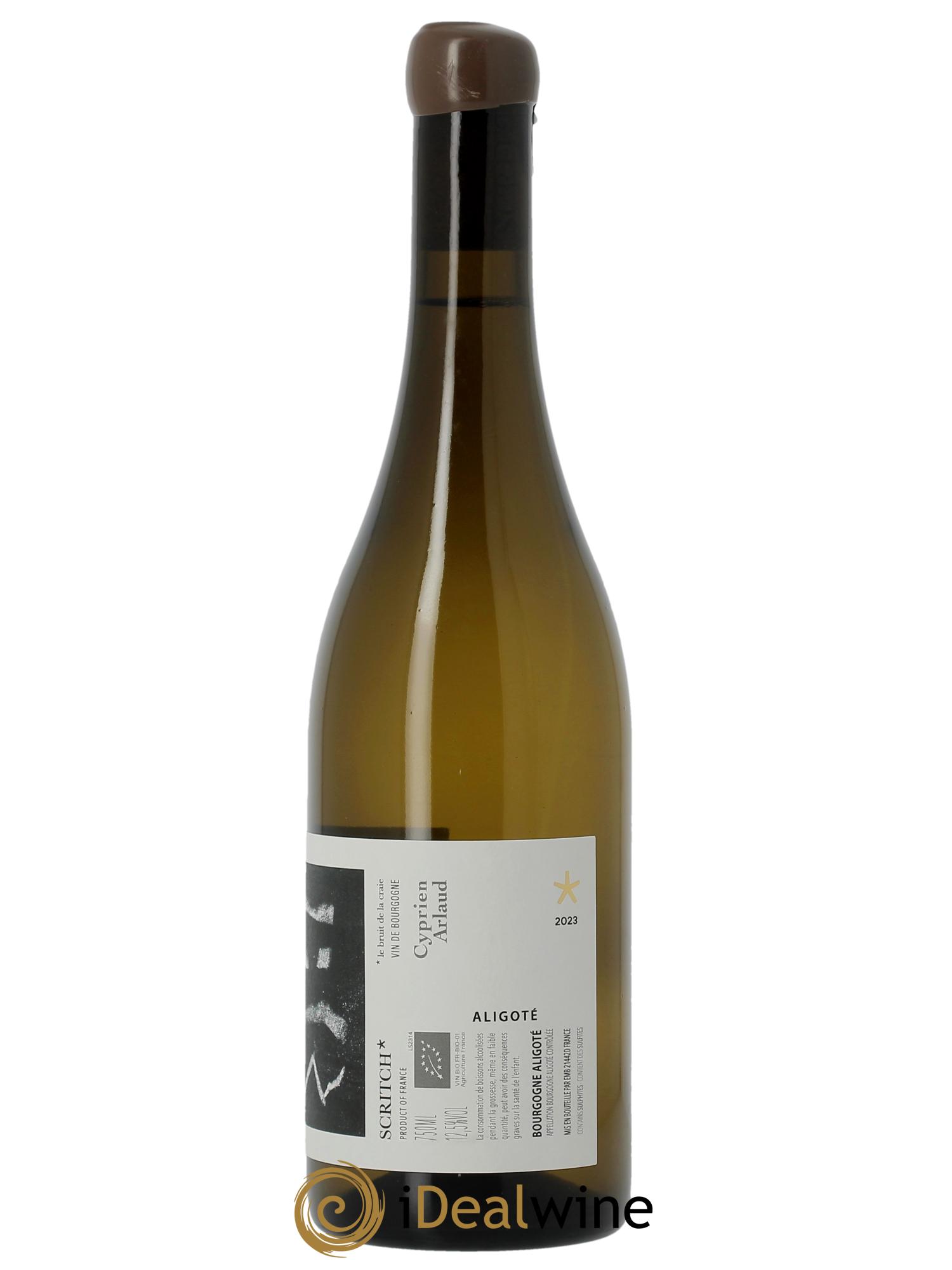 Bourgogne Aligoté Scritch Cyprien Arlaud 2023 - Lotto di 1 bottiglia - 1