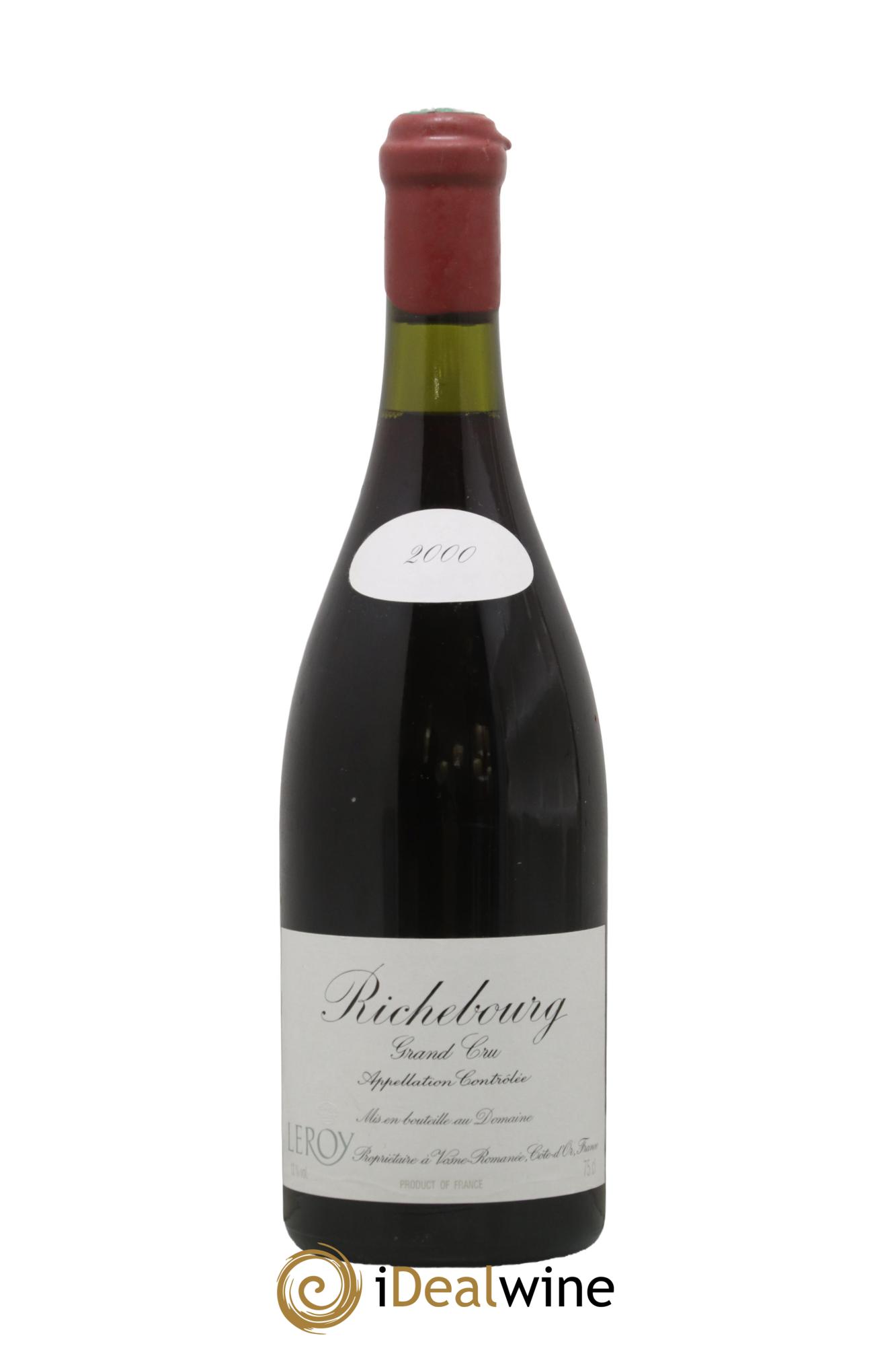 Richebourg Grand Cru Leroy (Domaine) 2000 - Lot de 1 bouteille - 0