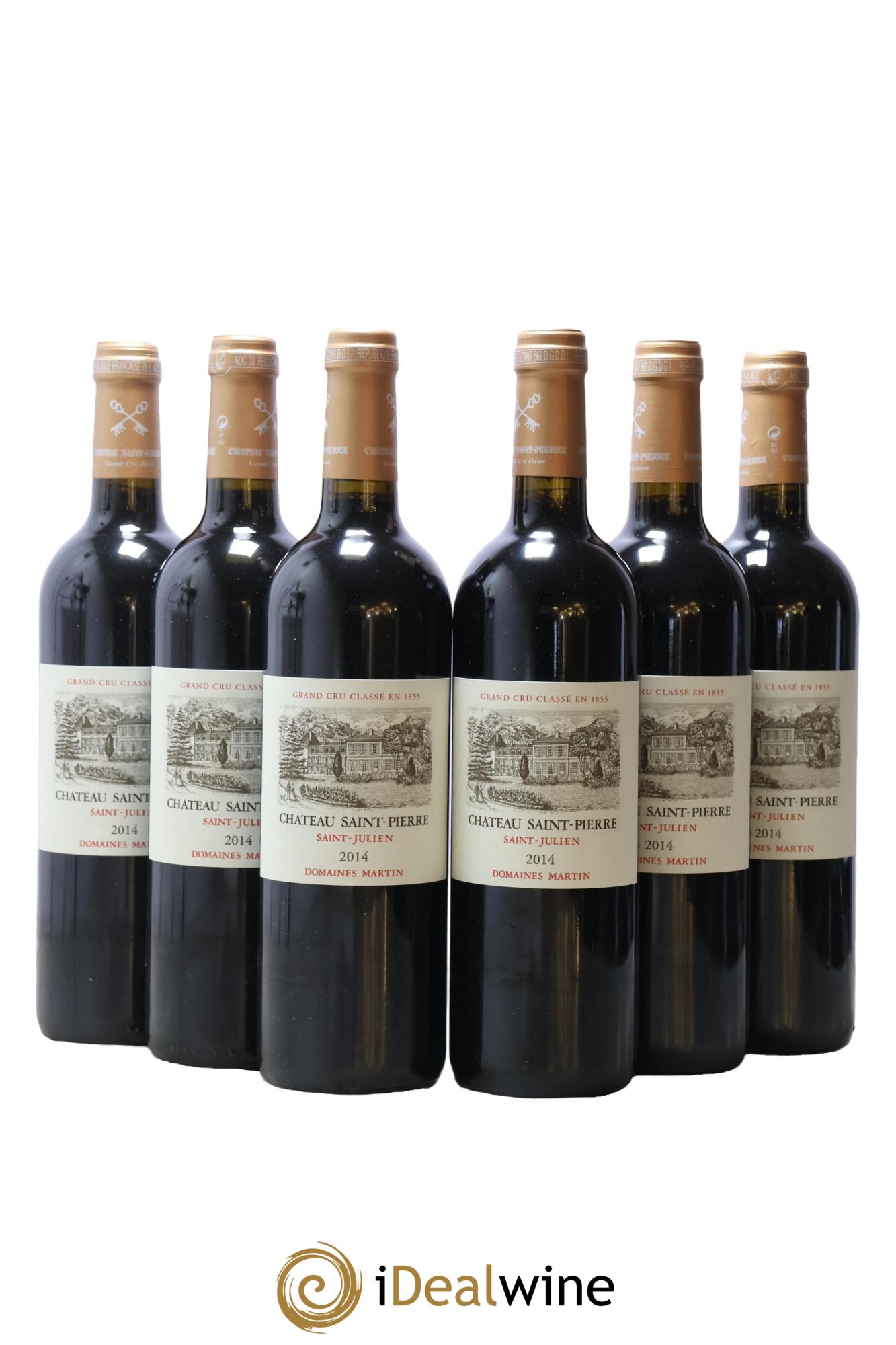 Château Saint-Pierre 4ème Grand Cru Classé 2014 - Lotto di 6 bottiglie - 0