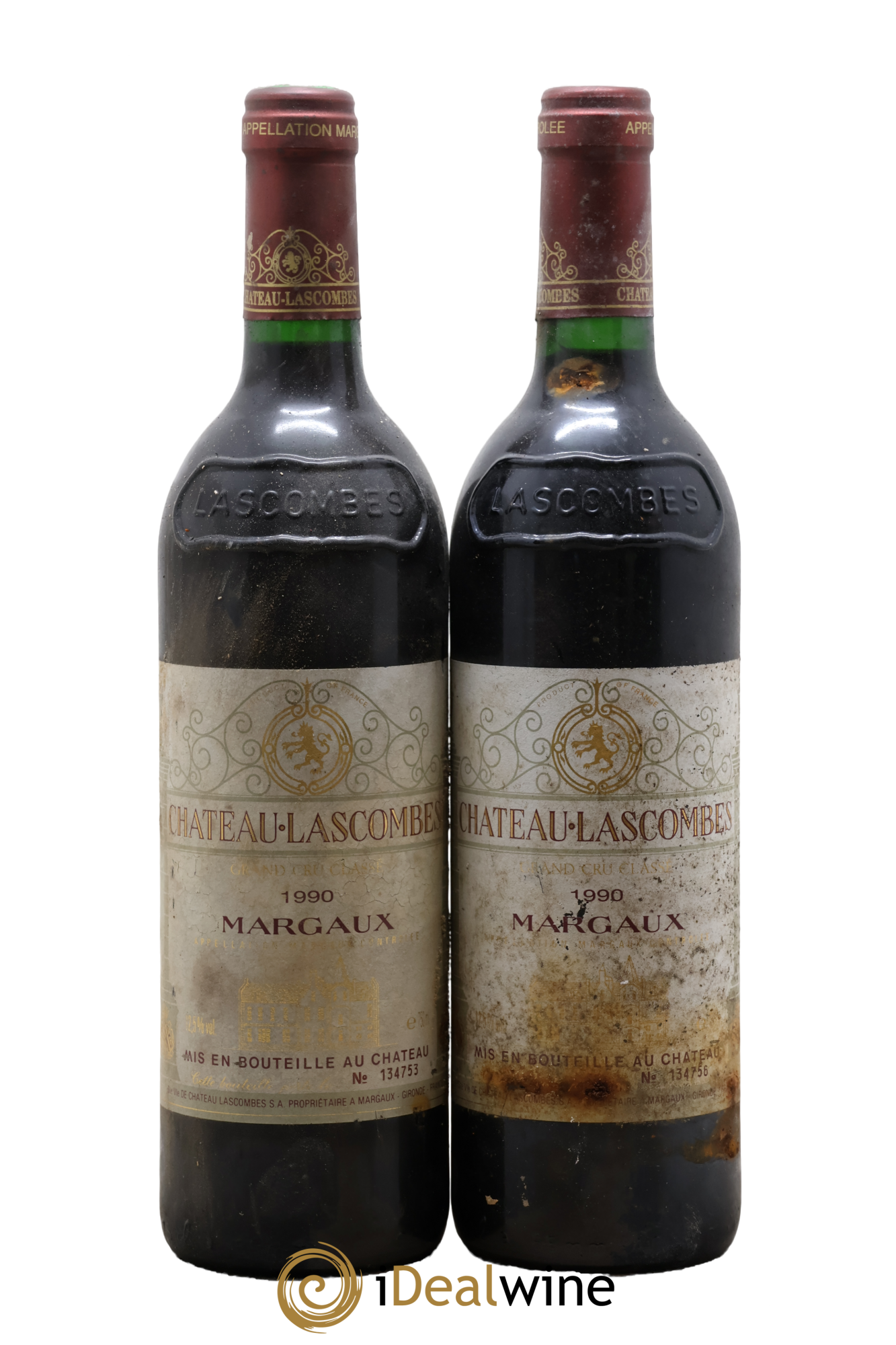 Château Lascombes 2ème Grand Cru Classé 1990 - Lot of 2 bottles - 0