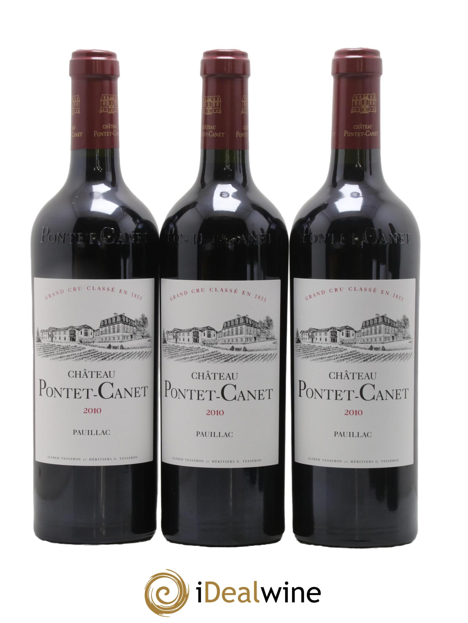 Château Pontet Canet 5ème Grand Cru Classé 2010 - Lotto di 6 bottiglie - 3