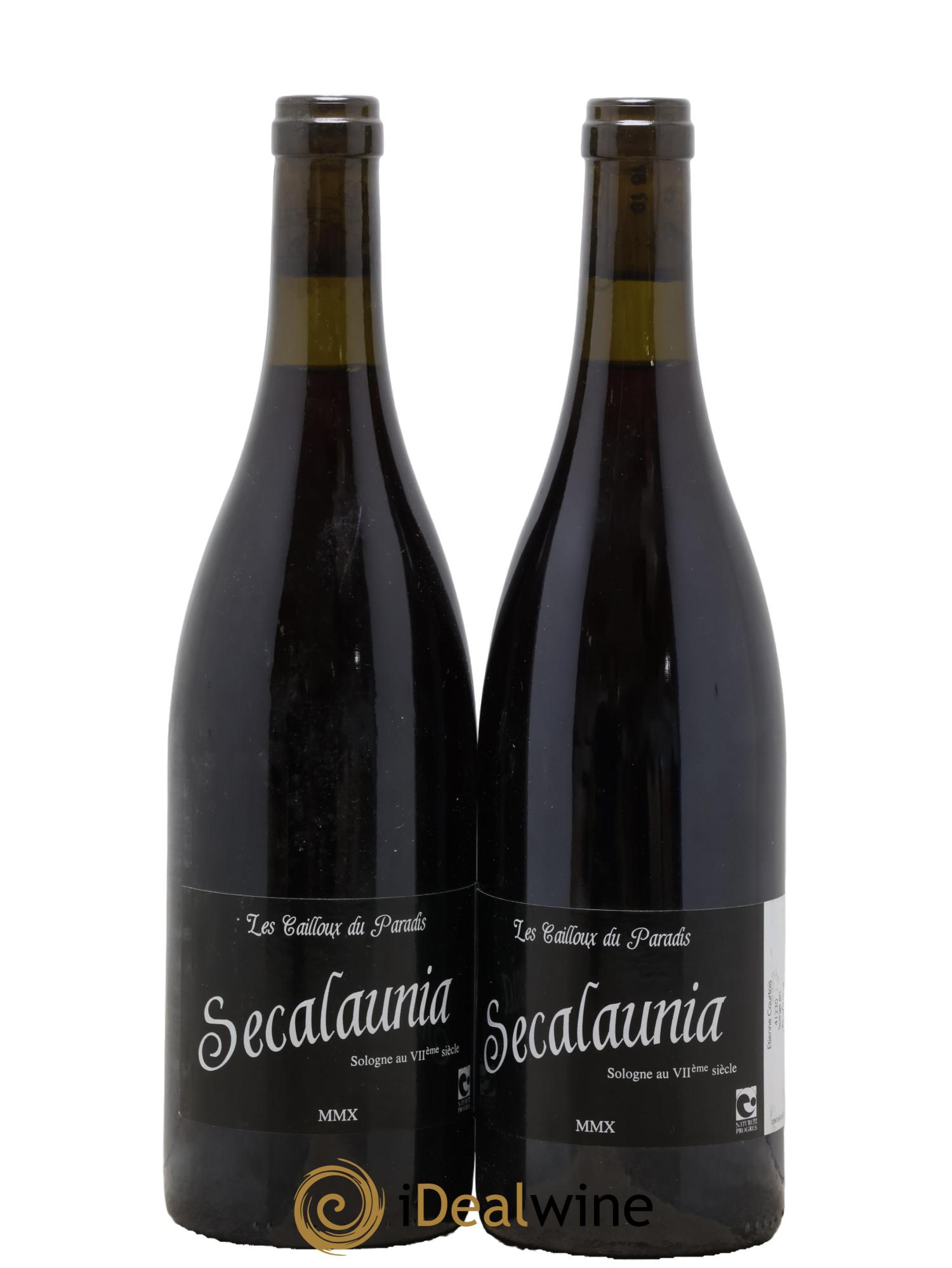 Vin de France Secalaunia Les Cailloux Du Paradis Etienne Courtois 2010 - Lotto di 2 bottiglie - 0